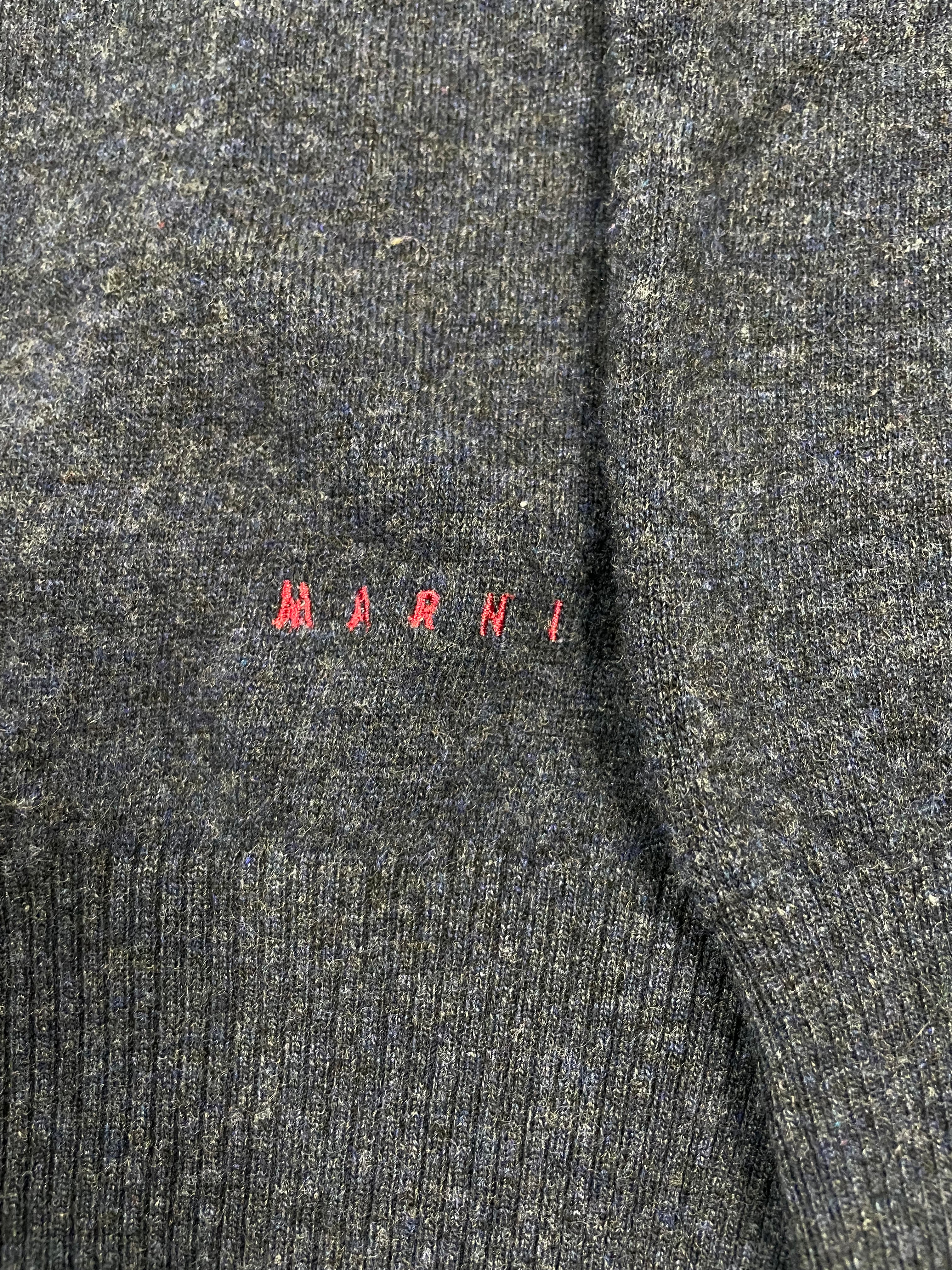 Marni Crewneck Blue Maroon 46 Used