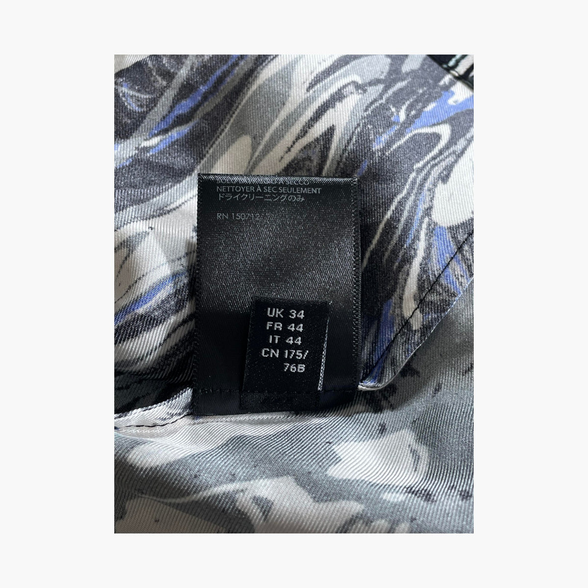 Amiri Black Tie Dye Button Up