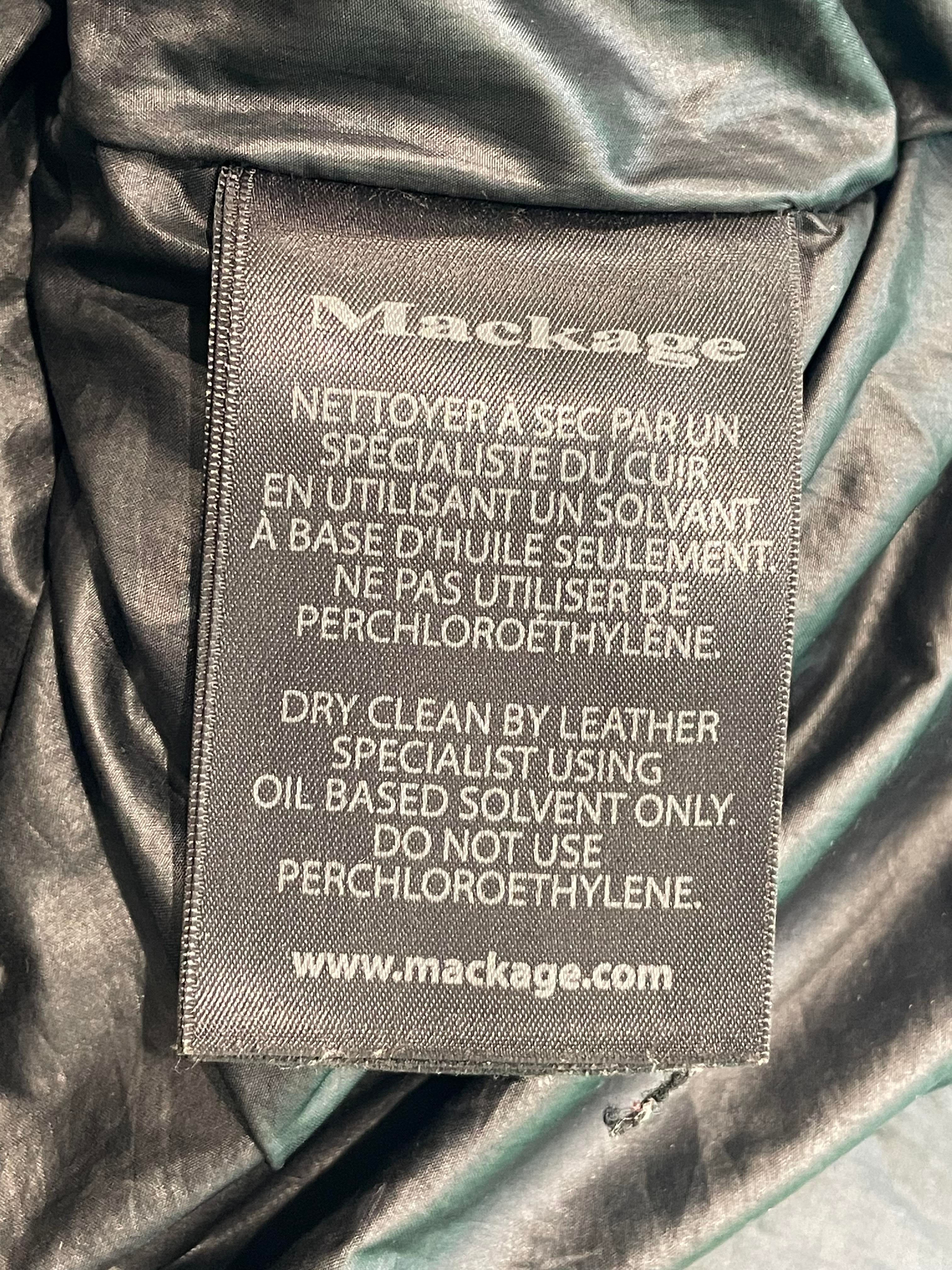 Mackage Split Kay Black Fur Hood Jacket