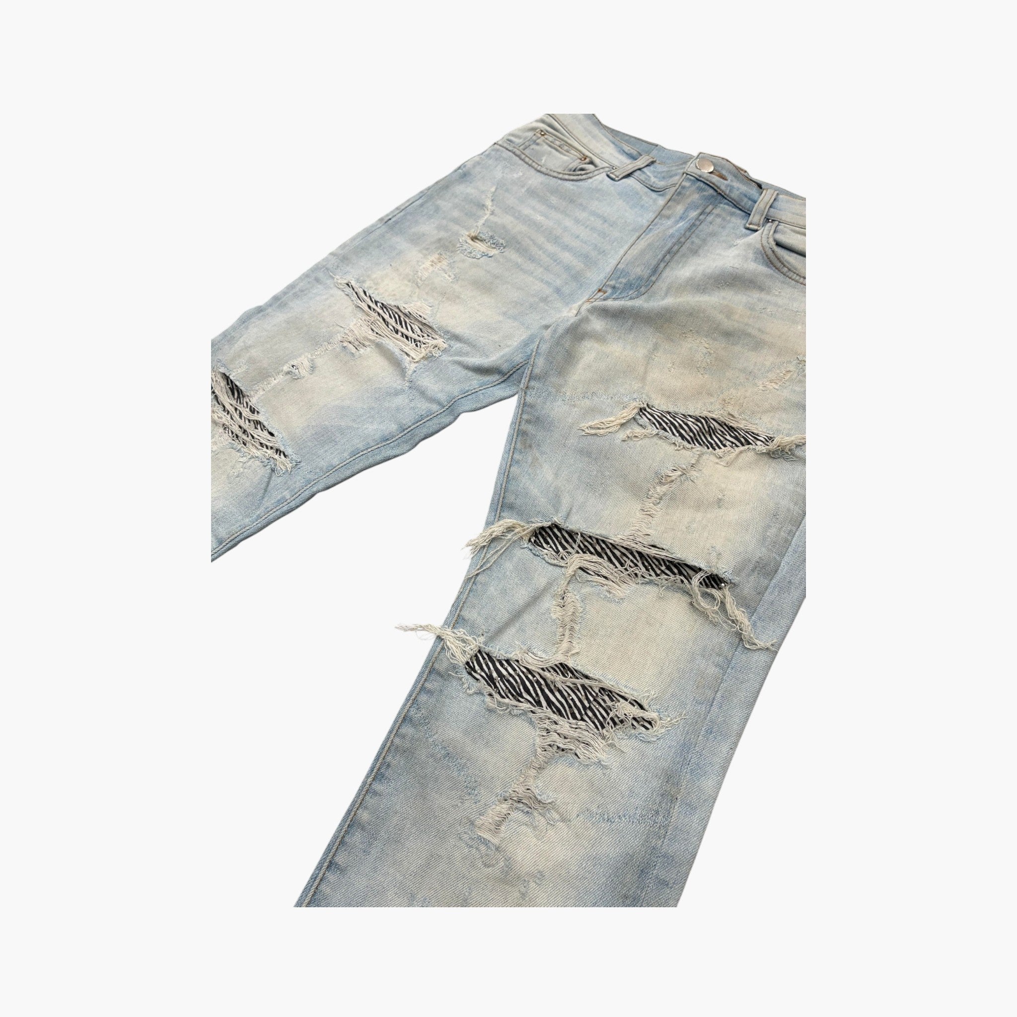 Amiri Ripped Thrasher Jeans