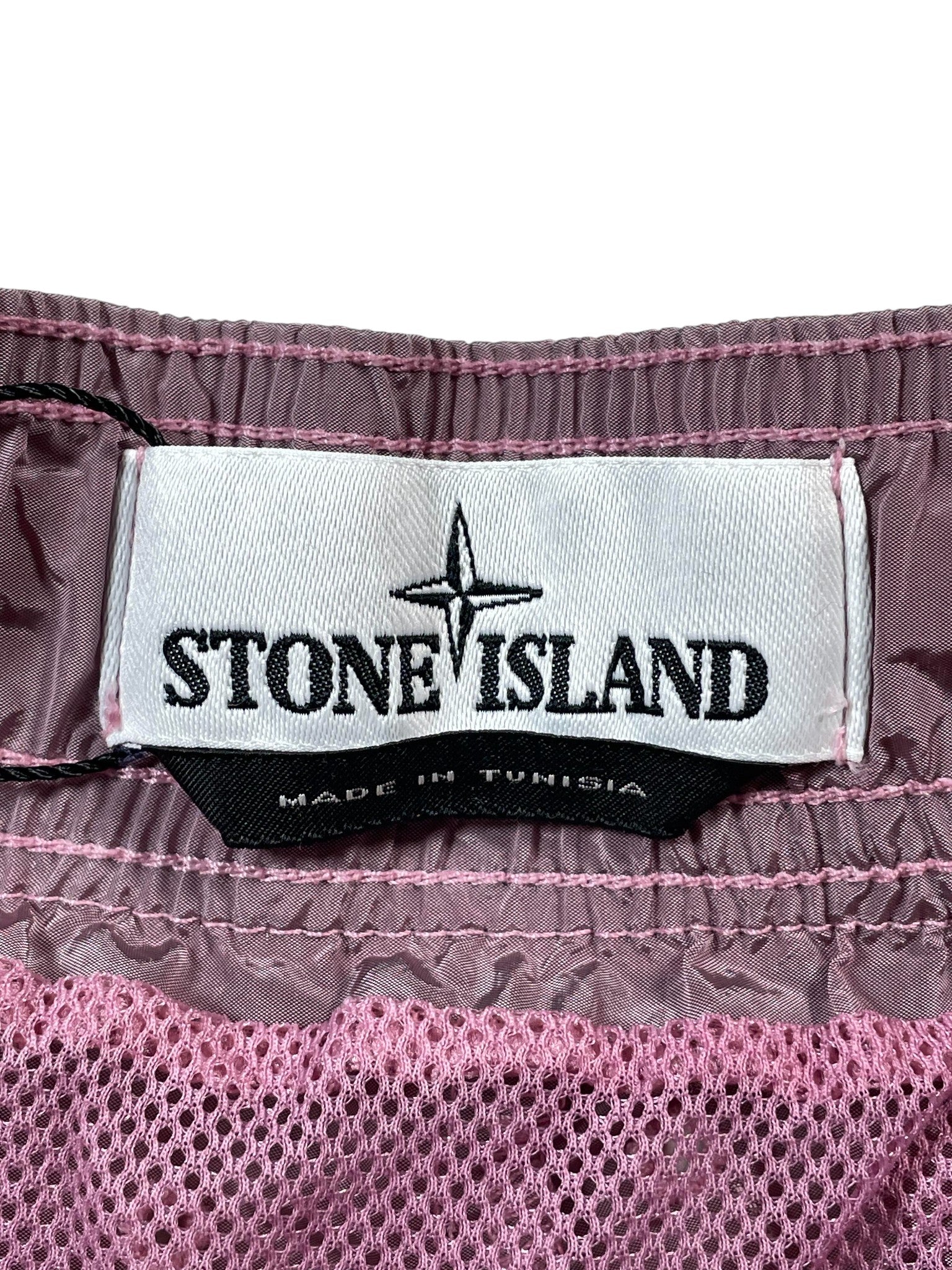 Stone Island Rust Pink Nylon Shorts