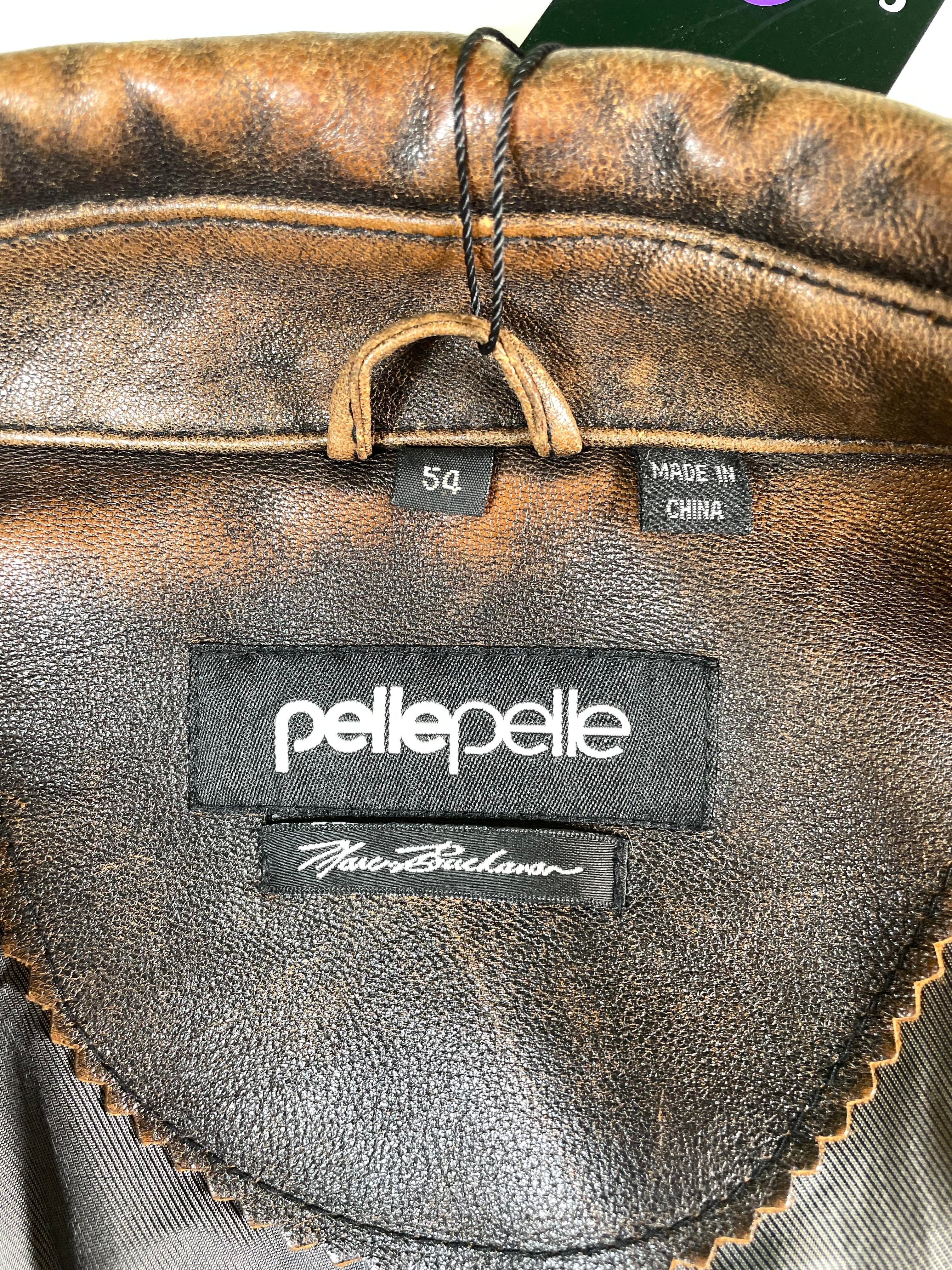 Pelle Pelle 1978 Studded Brown Varsity Jacket