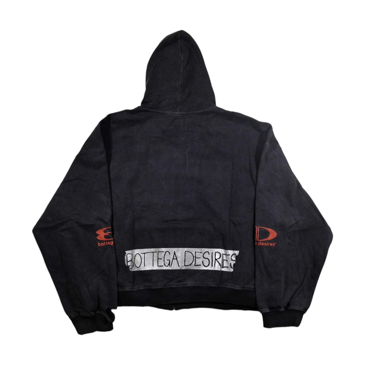 Bottega Desires 'Nights in NY' Black Zip Up Hoodie