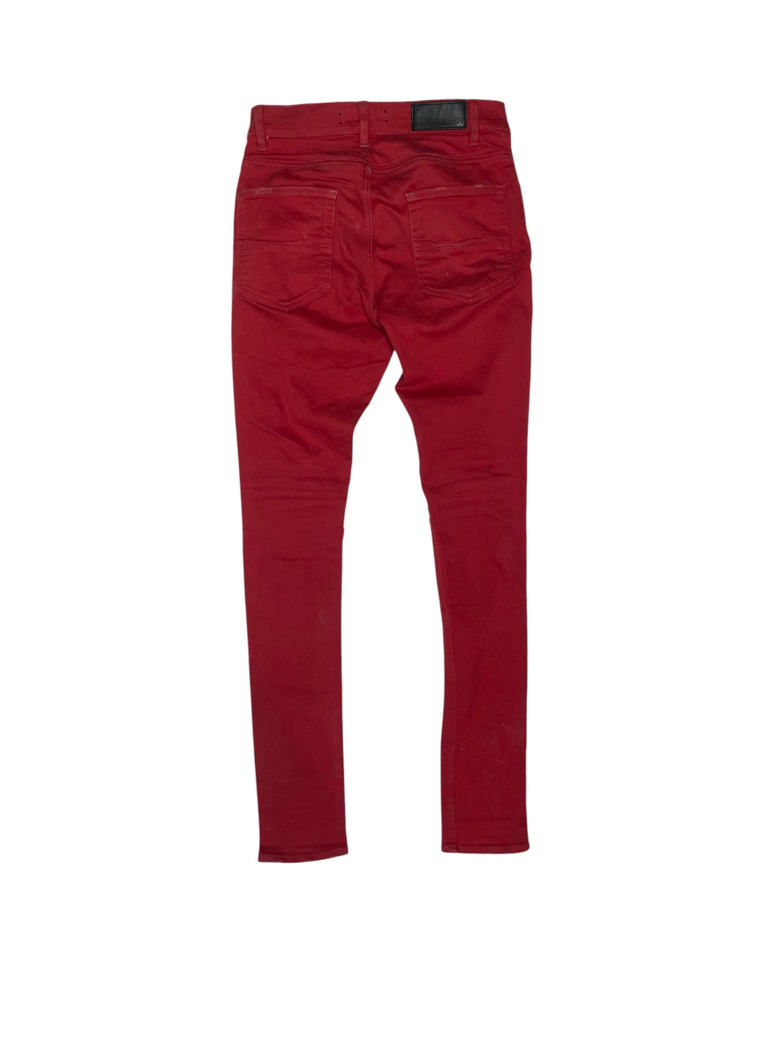 Amiri 'MX1 Red Patch' Red Jeans