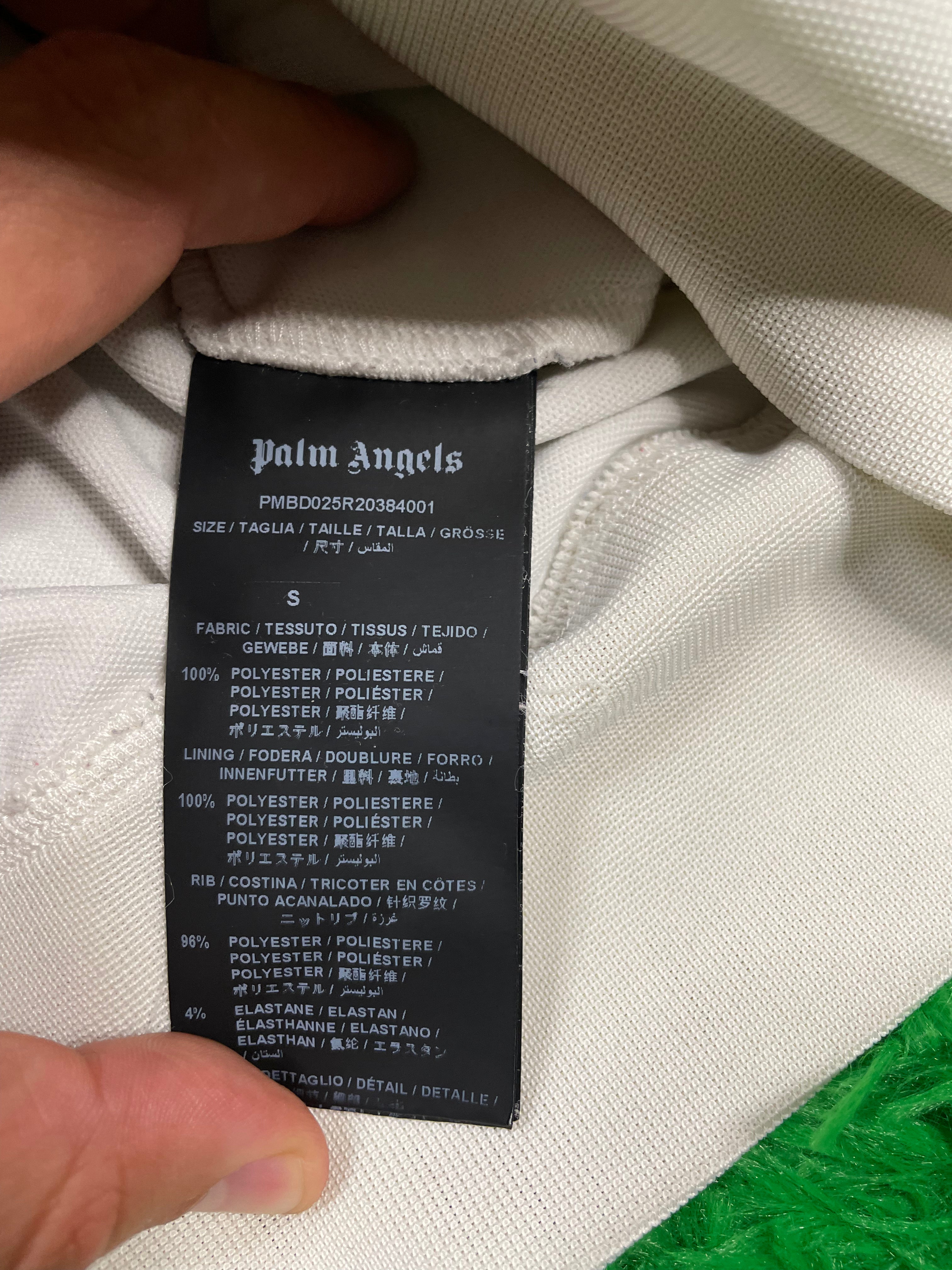 Palm Angels Zip Up White Small Used