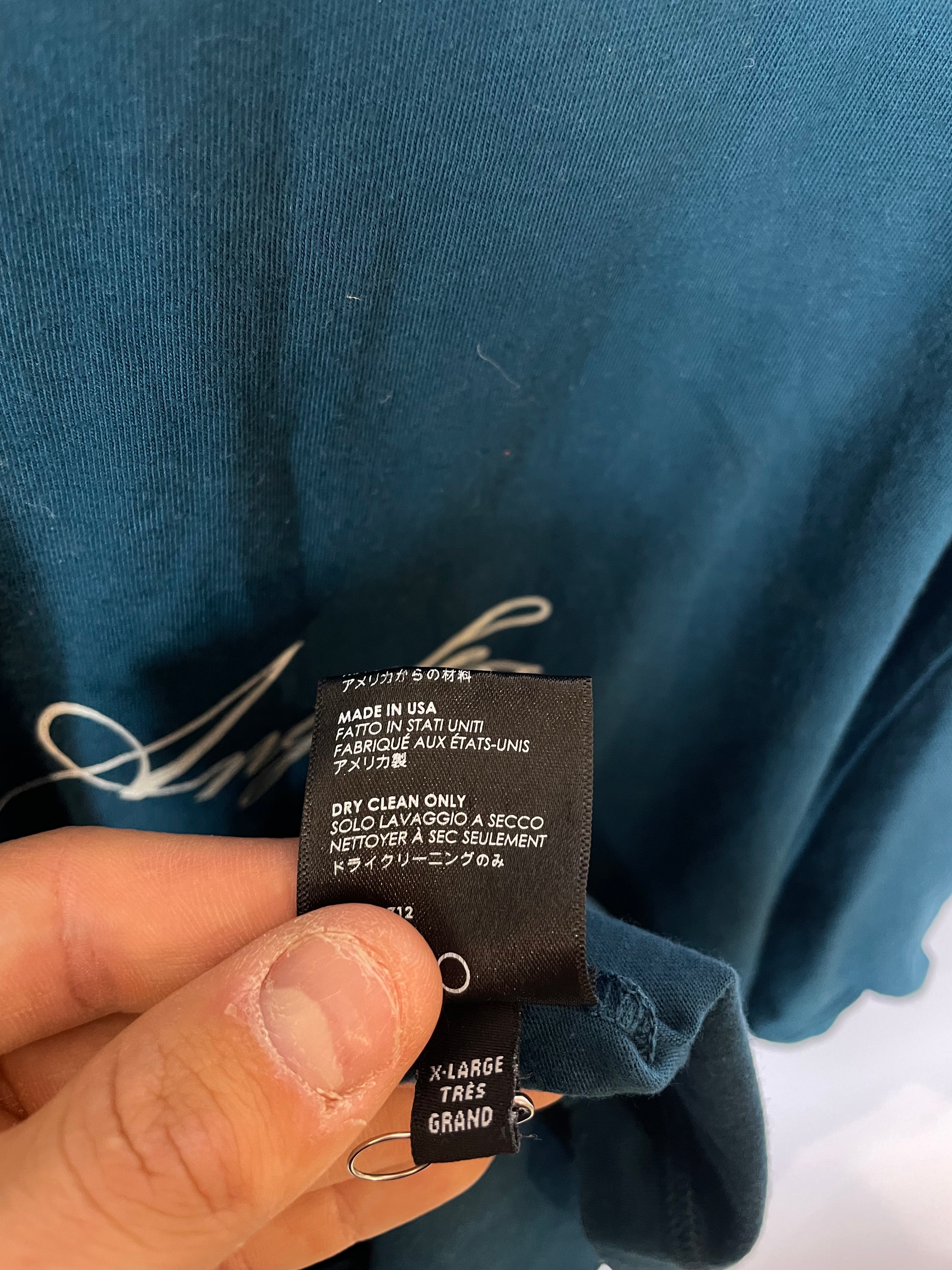 Amiri Blue Los Angeles Tee Used XL