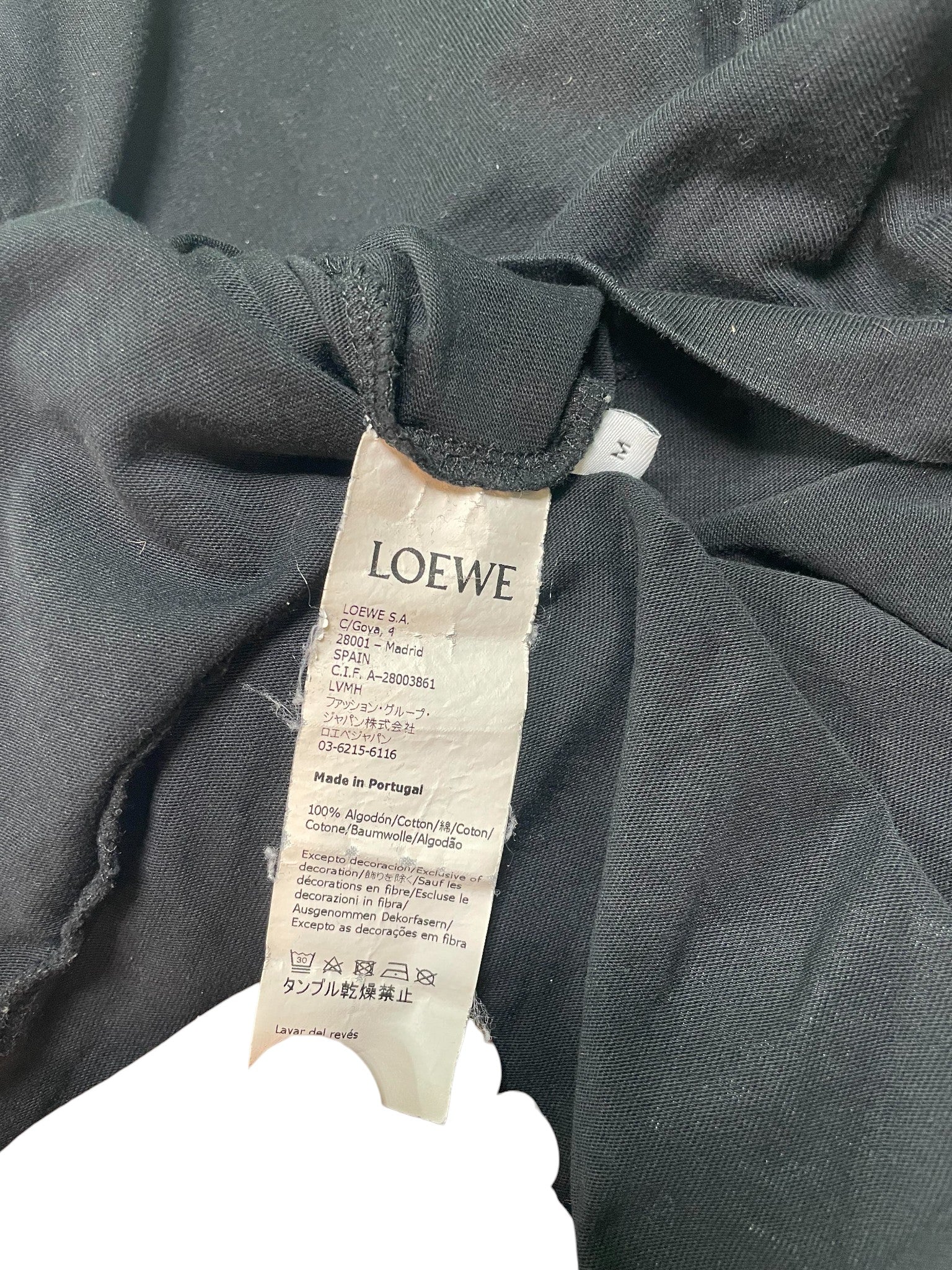 Loewe 'Paula's Ibiza Mermaid' Black Tee