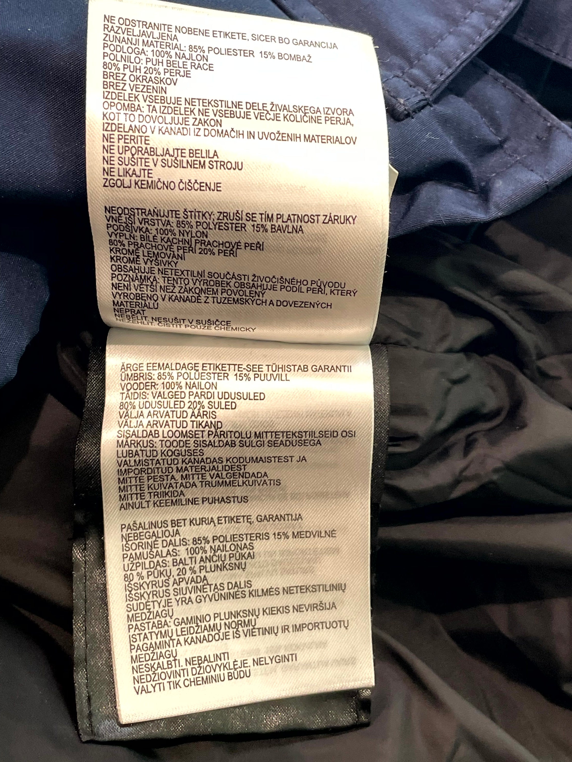 Canada Goose Navy Jacket