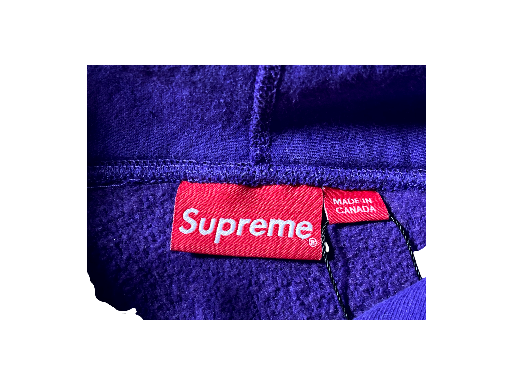 Supreme Script Purple Hoodie