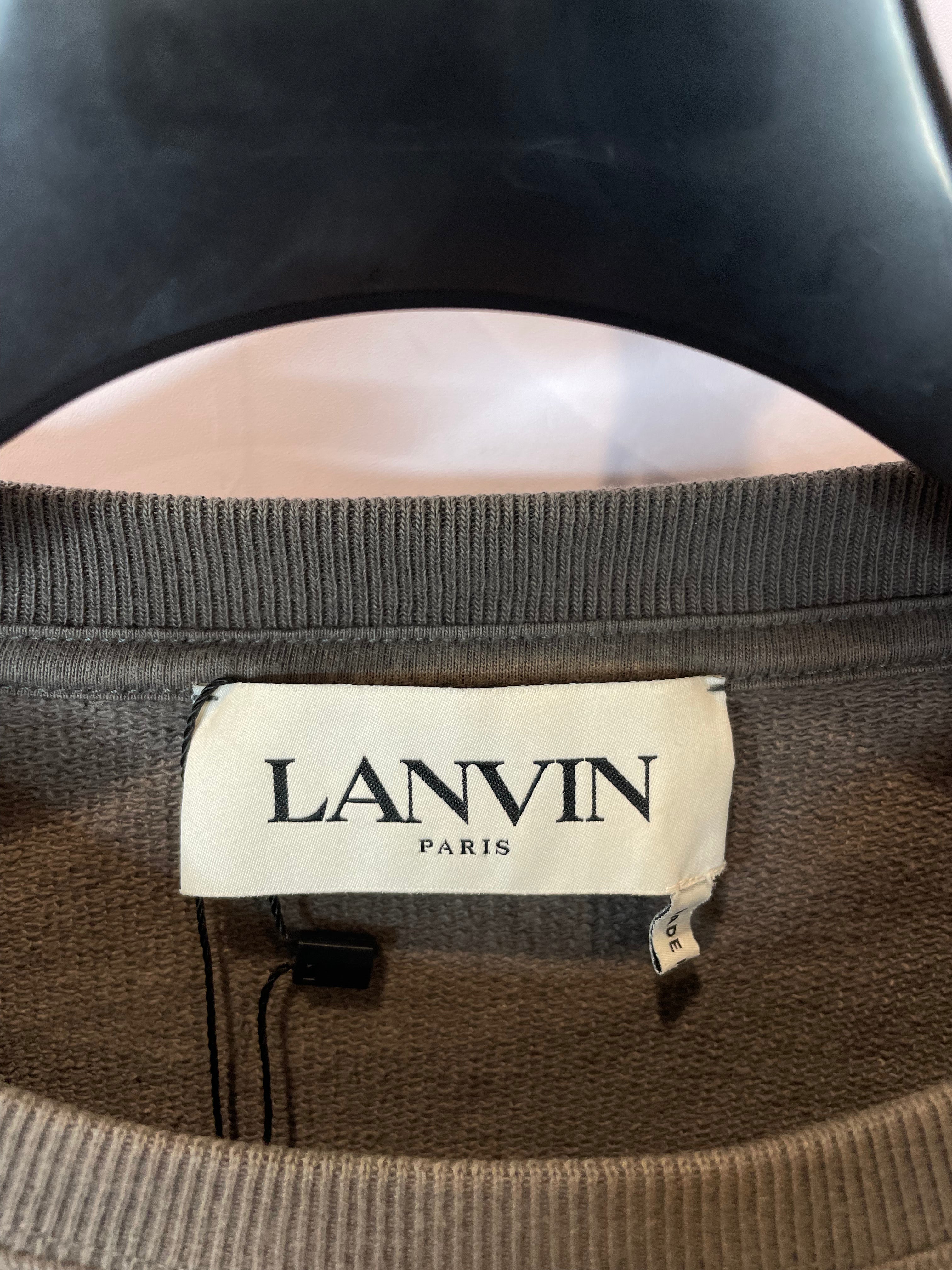 Lanvin Grey Crewneck Used Small