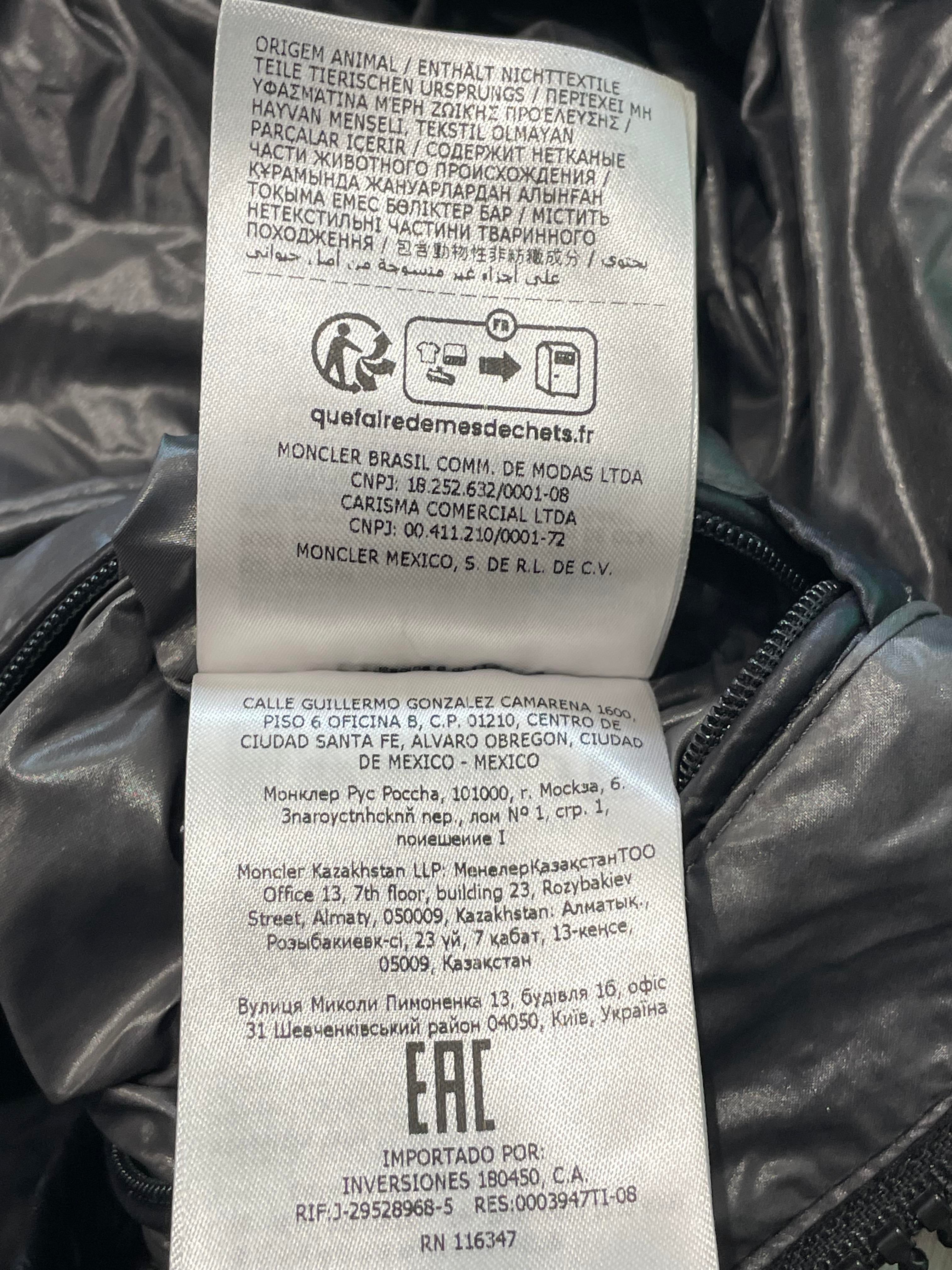 Moncler Black Puffer Jacket
