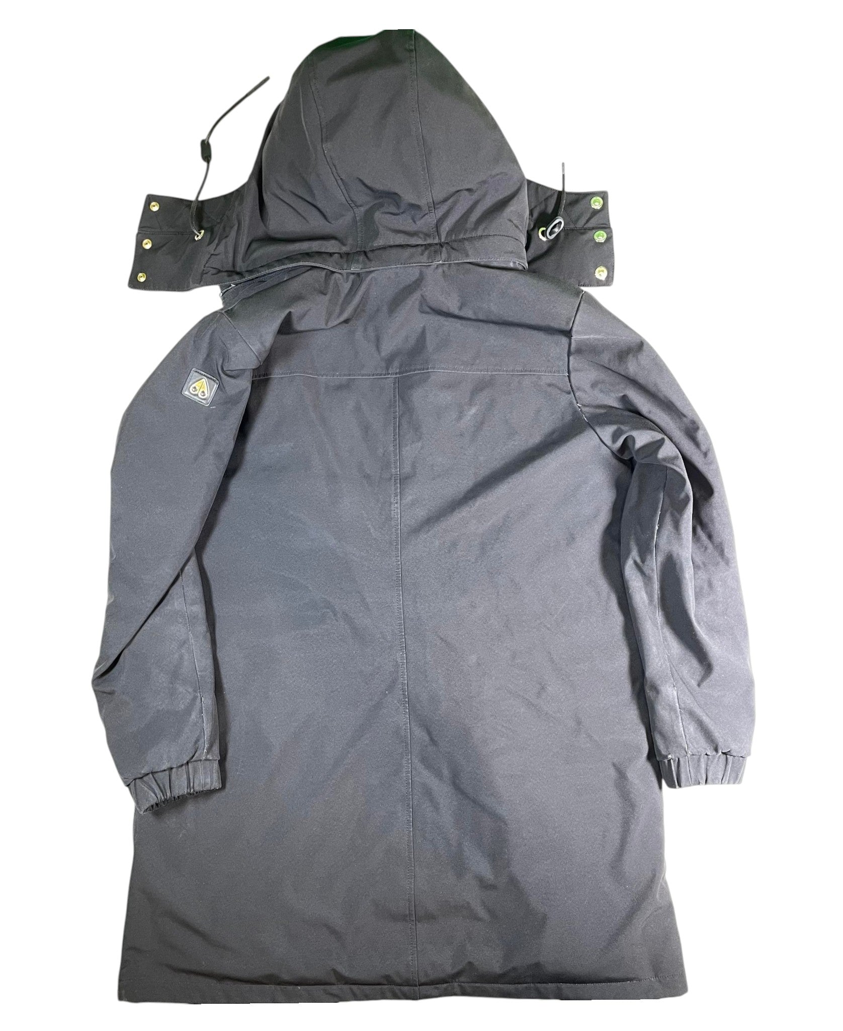 Moose Knuckles Black & Gold Parka Jacket