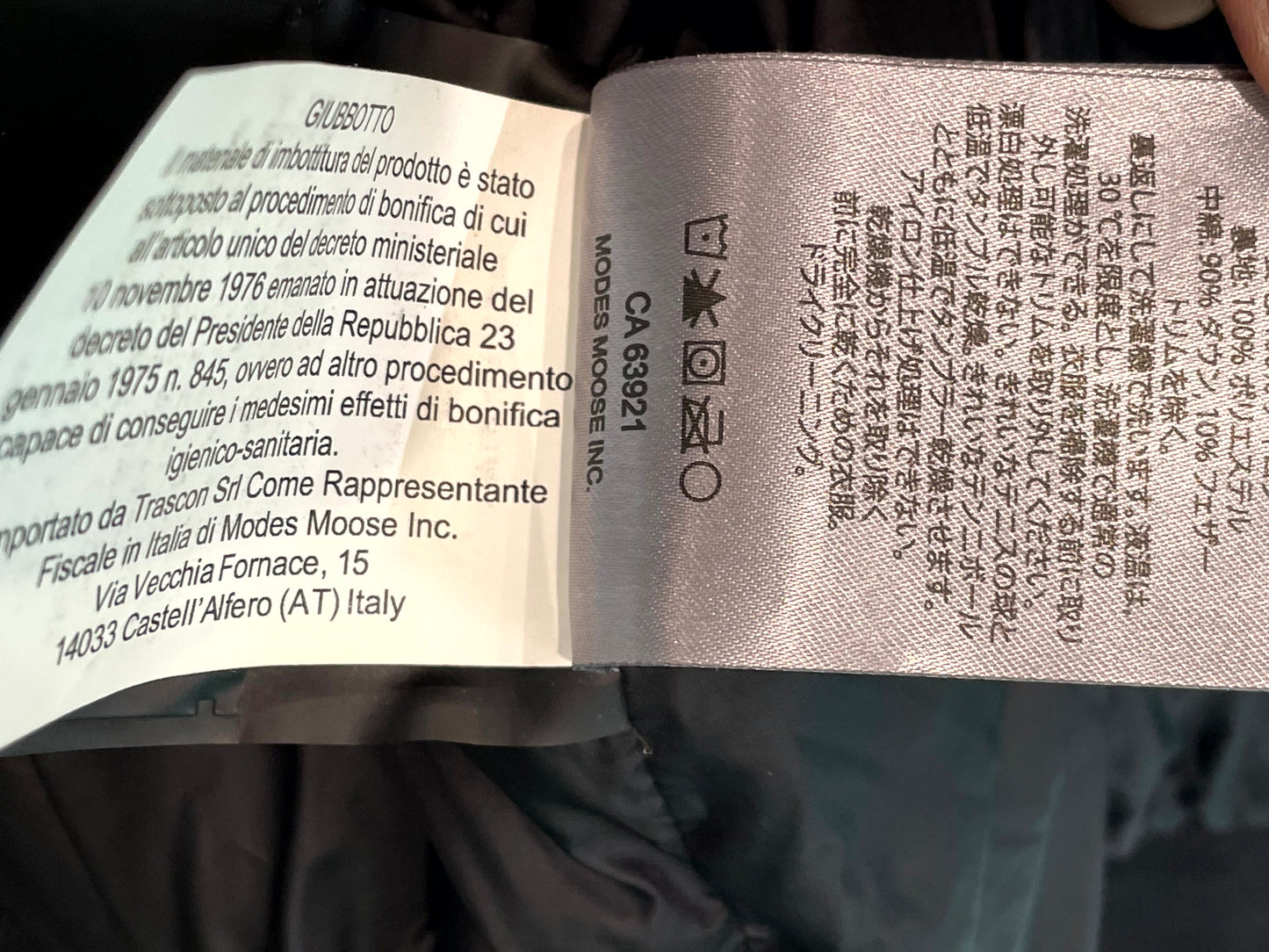 Moose Knuckles Black Jacket