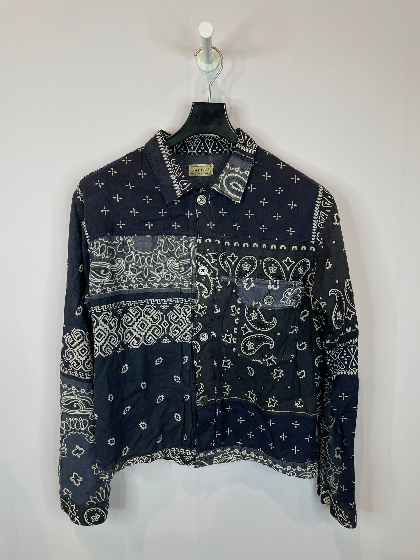 Kapital Blue Paisley Button Up Used 4 (Fits Medium)
