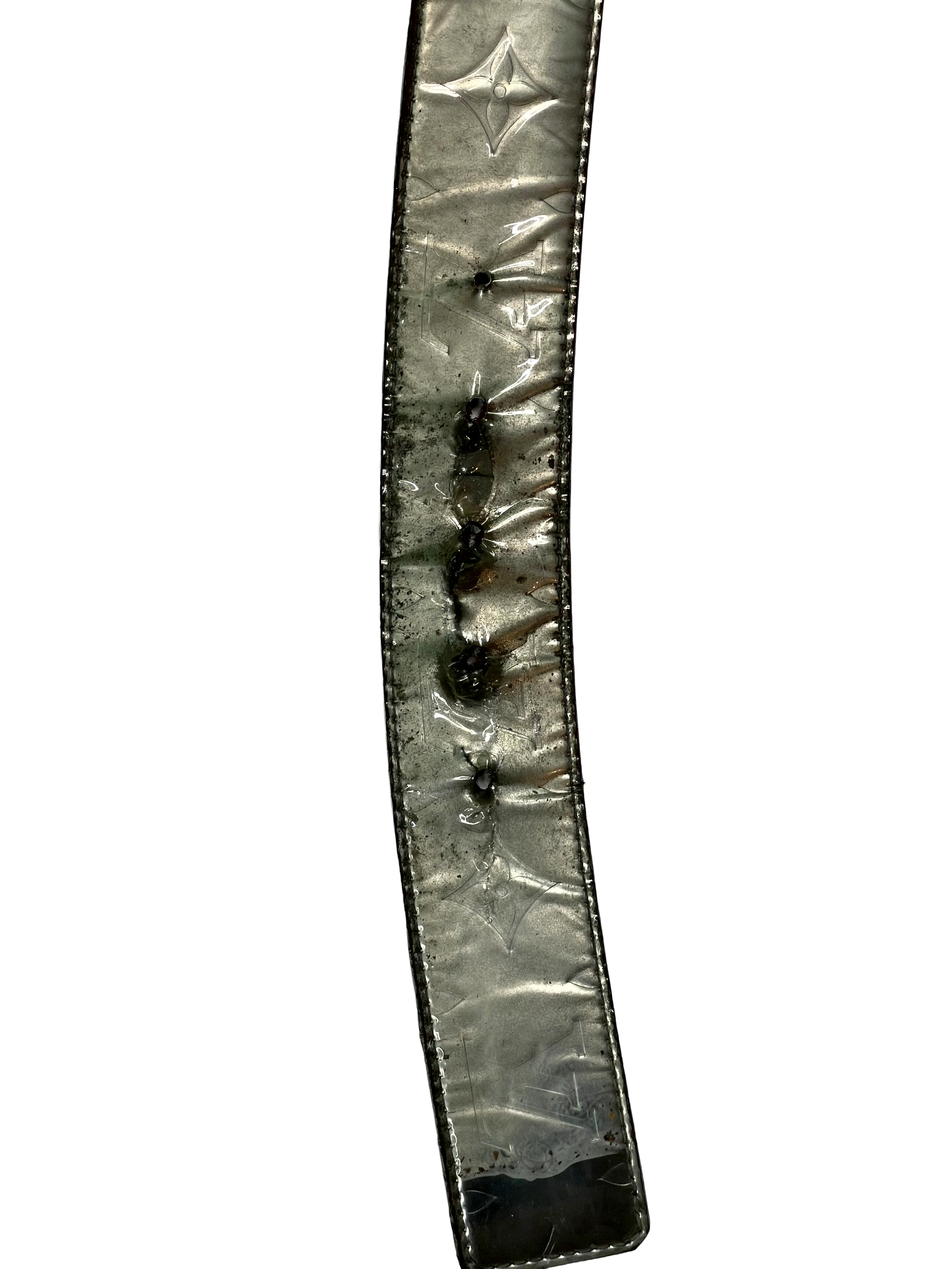Louis Vuitton Prisim Silver Belt