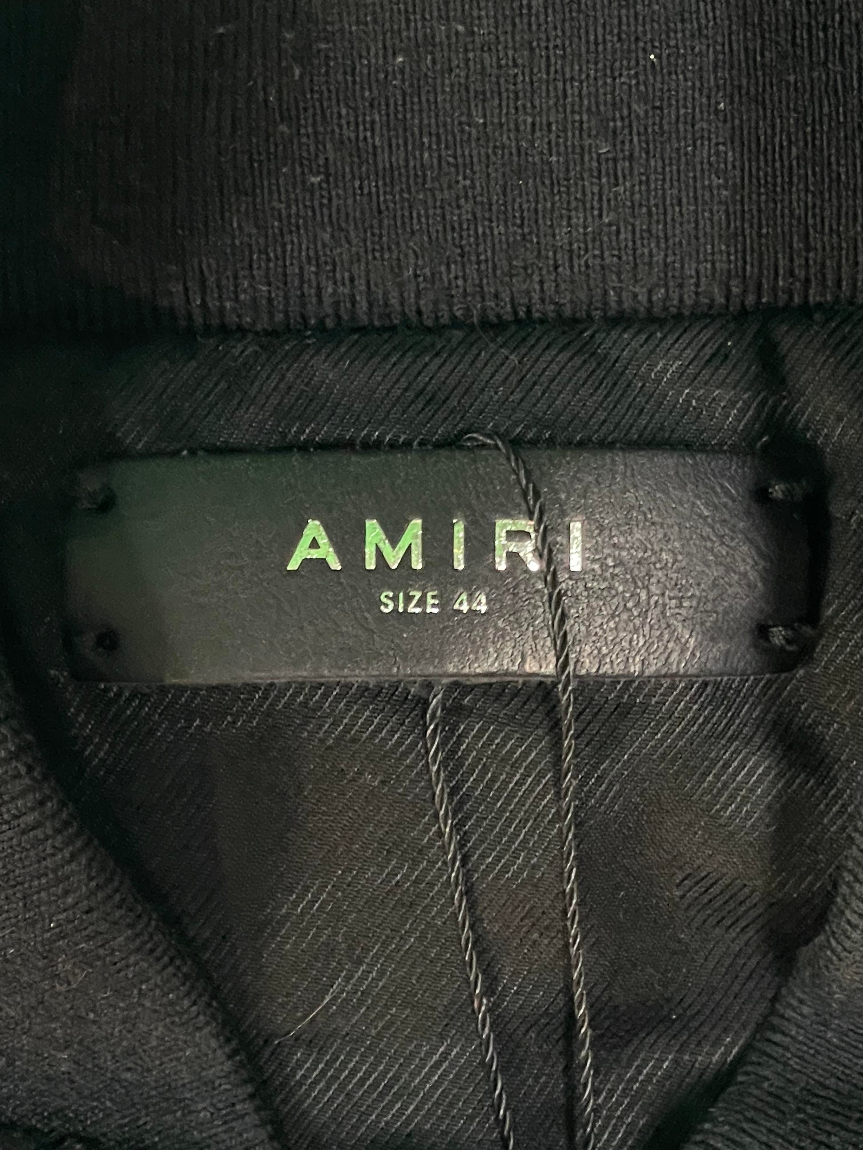 Amiri Fur Black Jacket