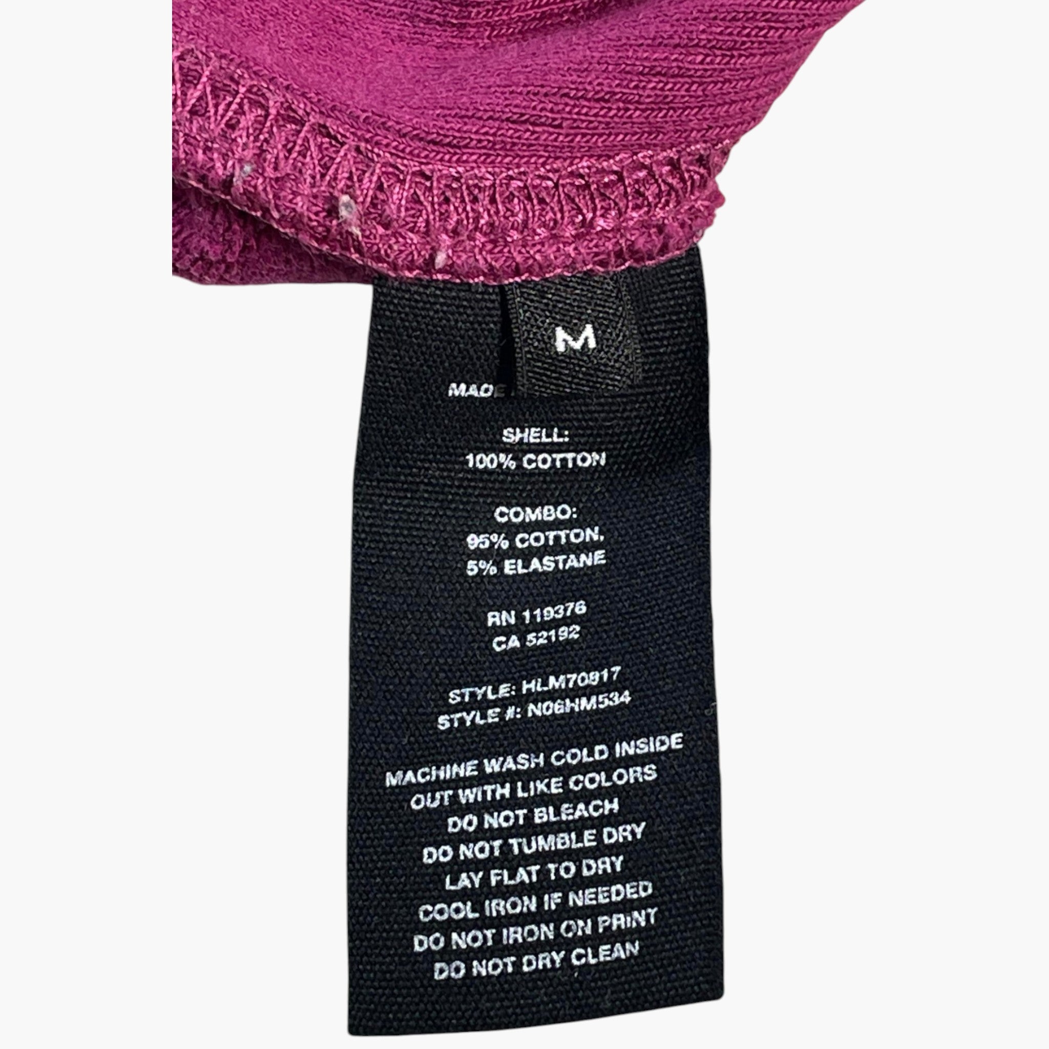 Helmut Lang Classic Maroon & Red Hoodie