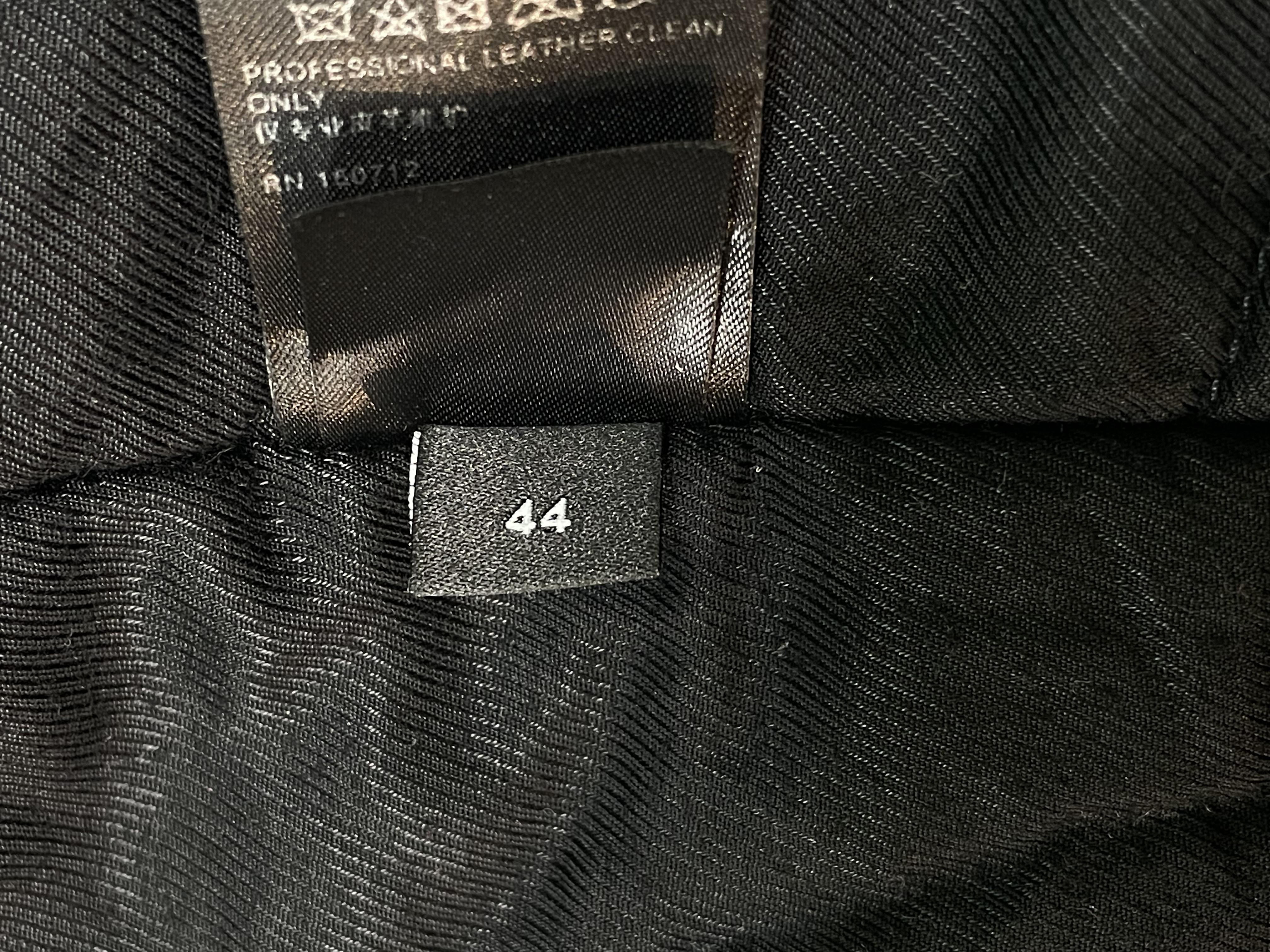 Amiri Fur Black Jacket
