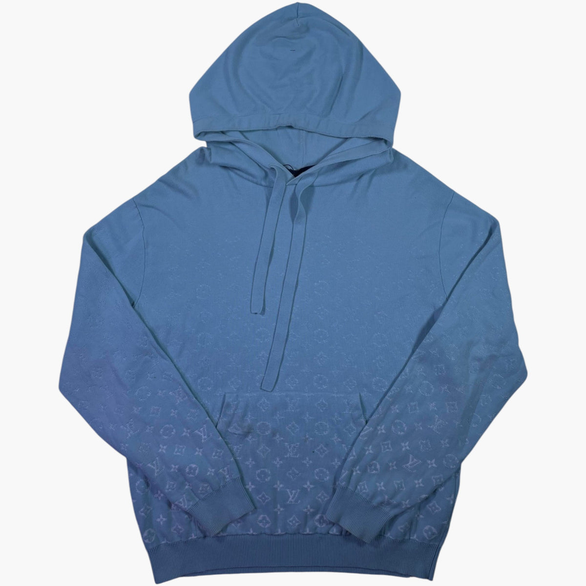 Louis Vuitton Monogram Baby Blue Hoodie