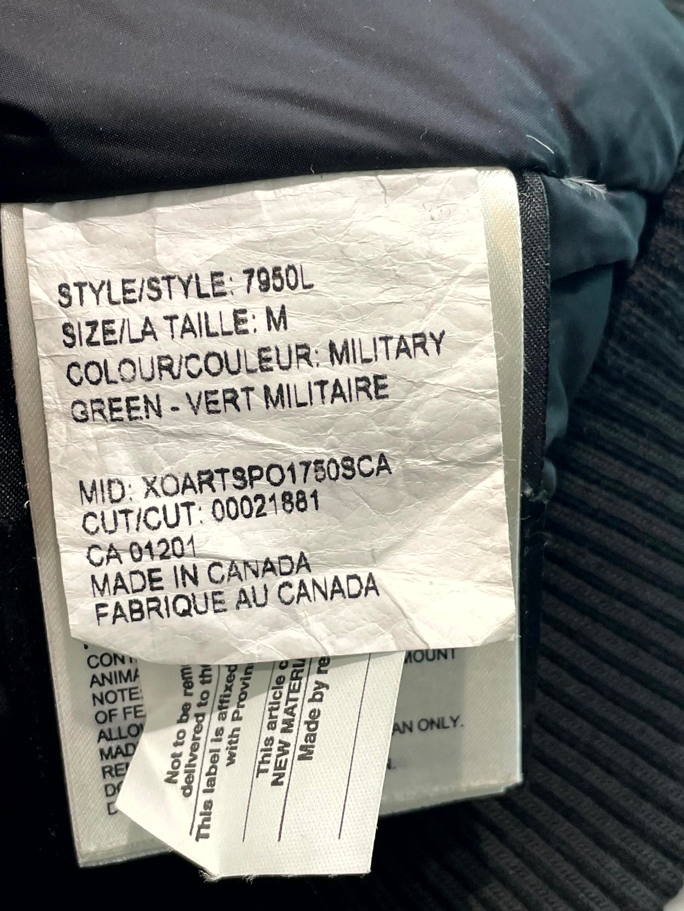 Canada Goose Bomber Olive Jacket