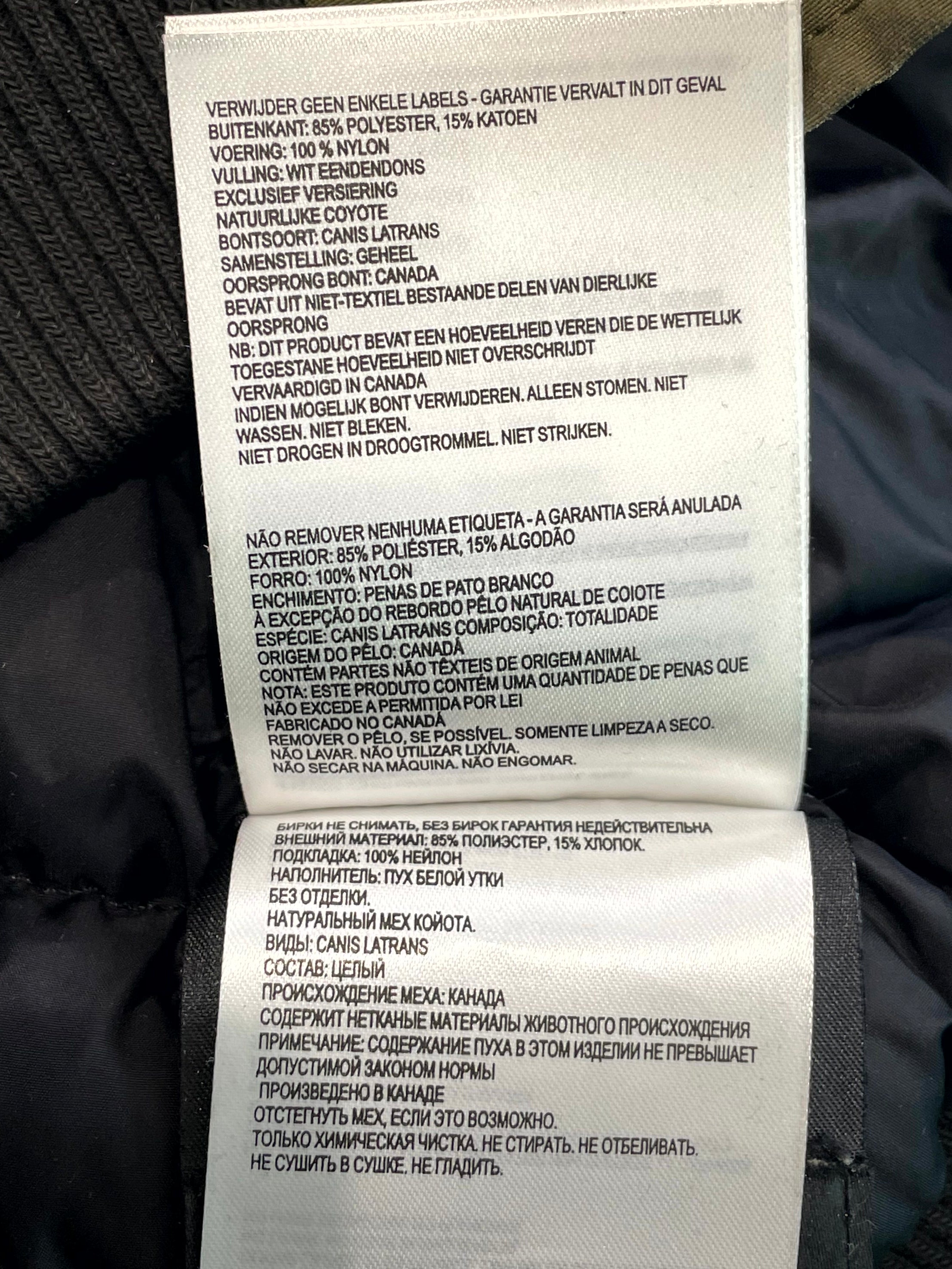 Canada Goose Bomber Olive Jacket