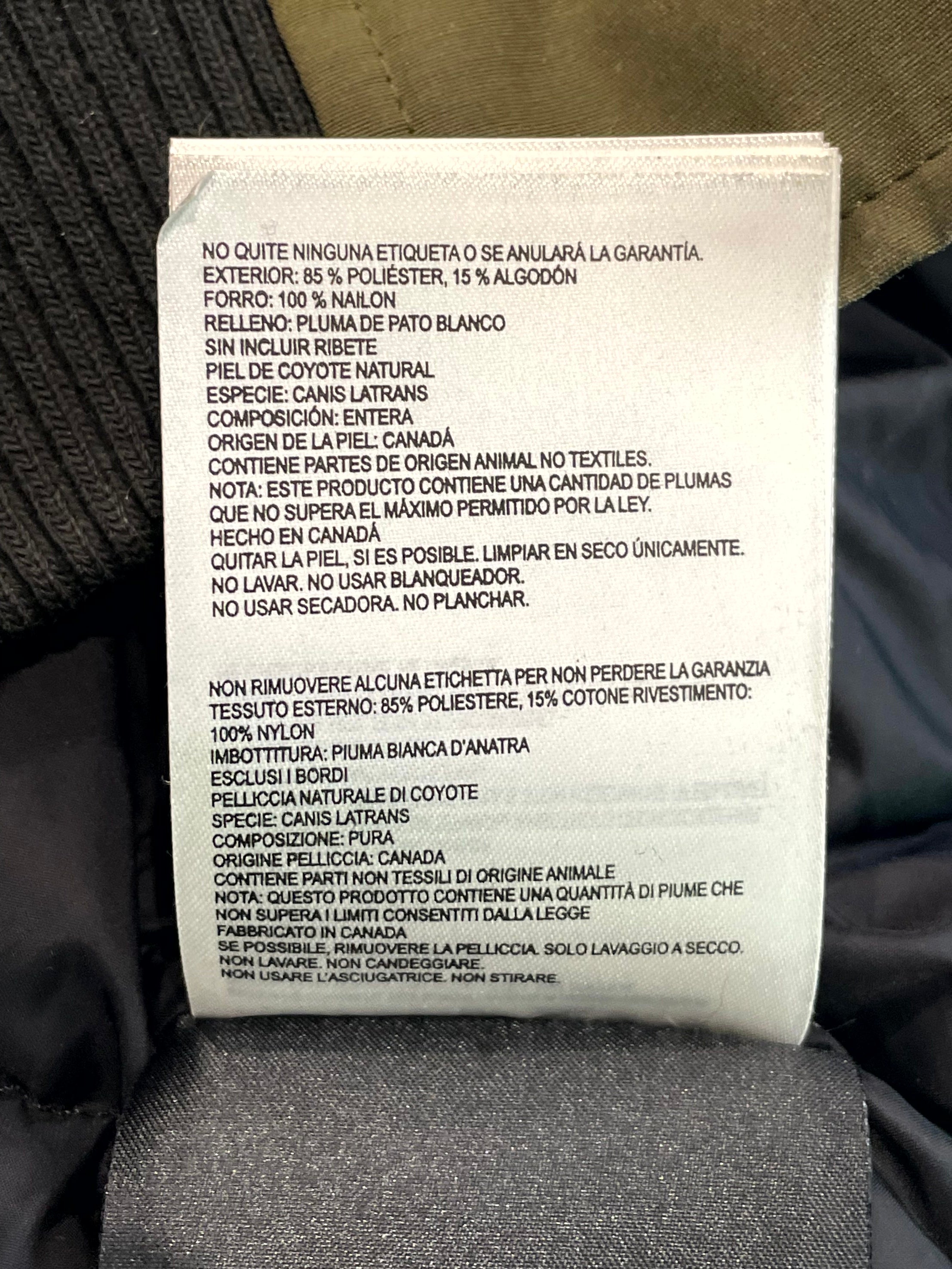 Canada Goose Bomber Olive Jacket