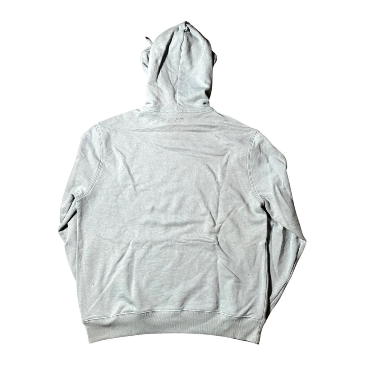 Lanvin Chest Logo Teal Hoodie