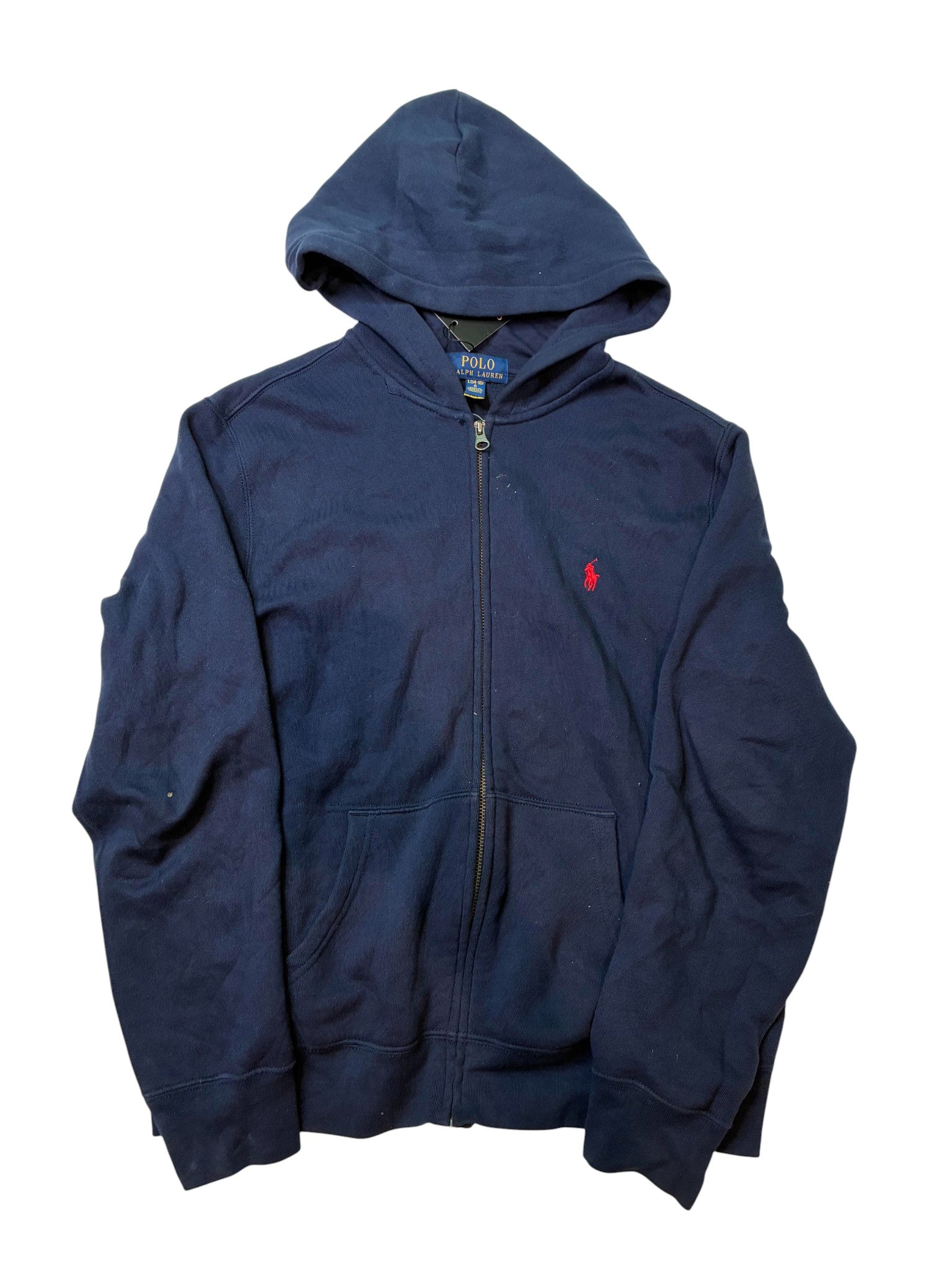 Polo Ralph Lauren Navy & Red Zip Up Hoodie