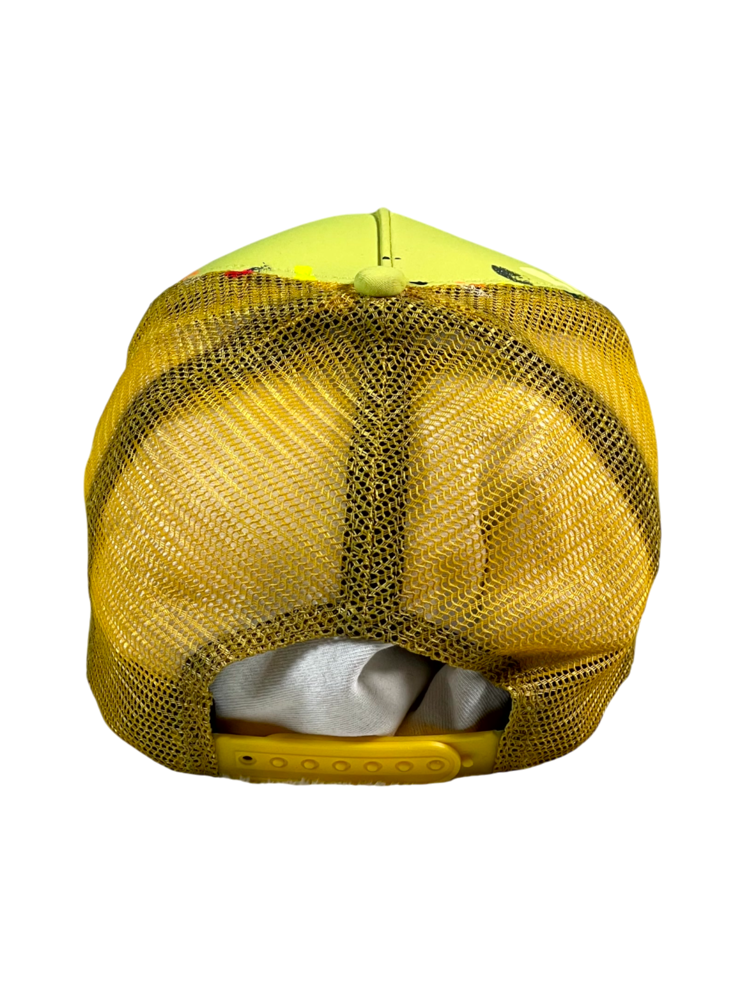 Bossi Trucker Splatter Yellow Cap