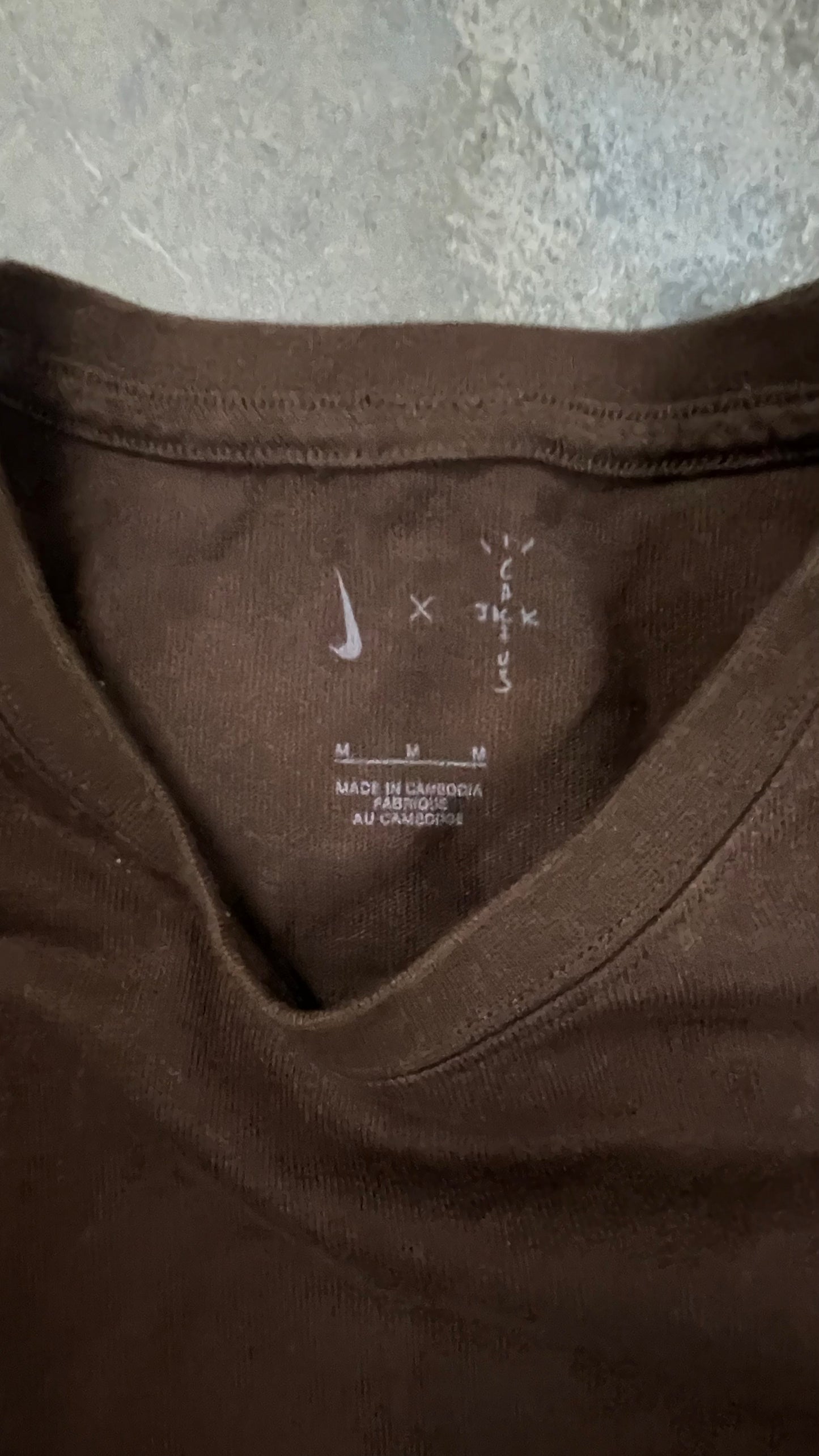 Nike Cactus Jack Service Center Tee Brown Used Medium