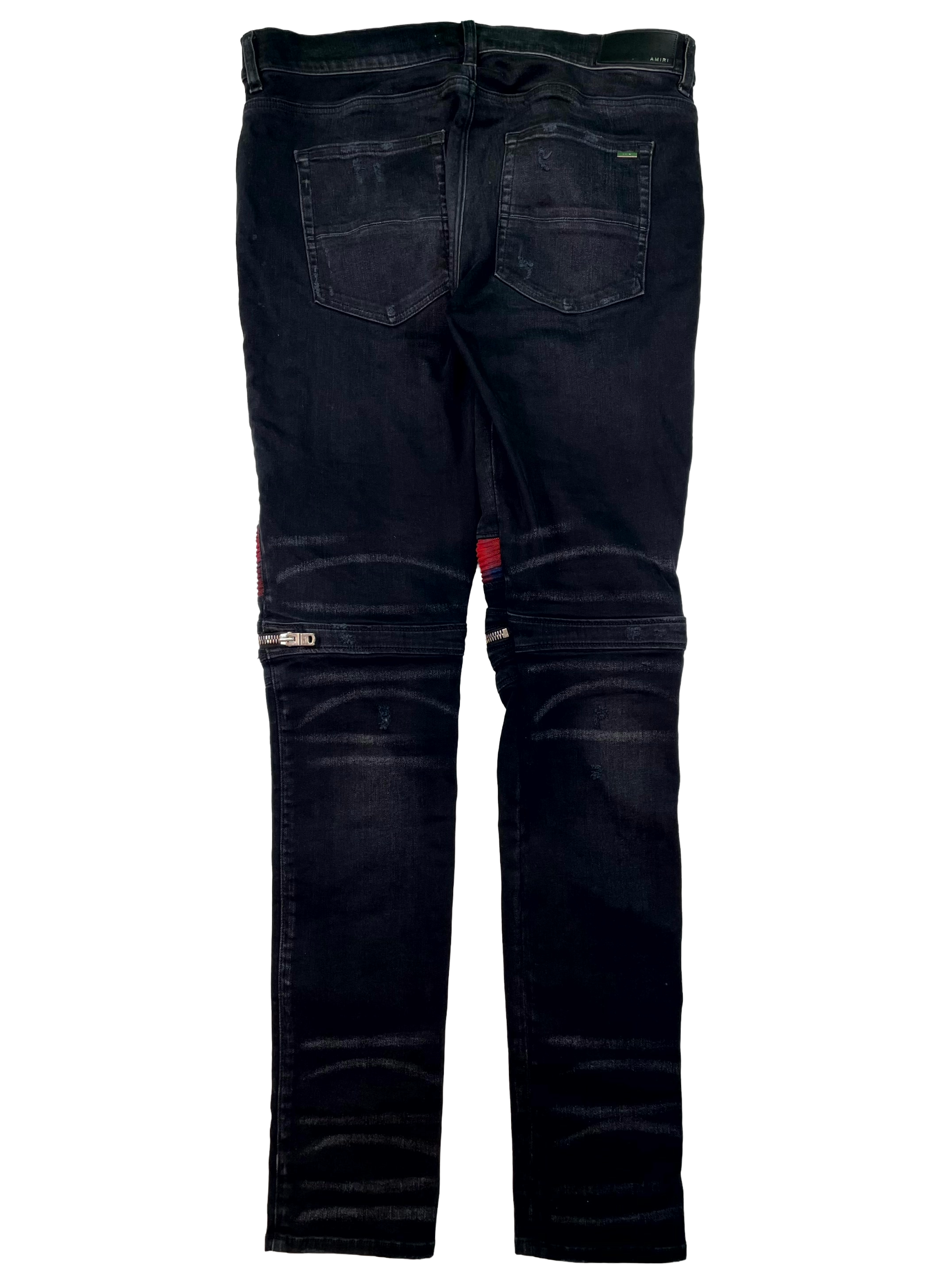 Amiri Mx2 Patch Black & Red Jeans