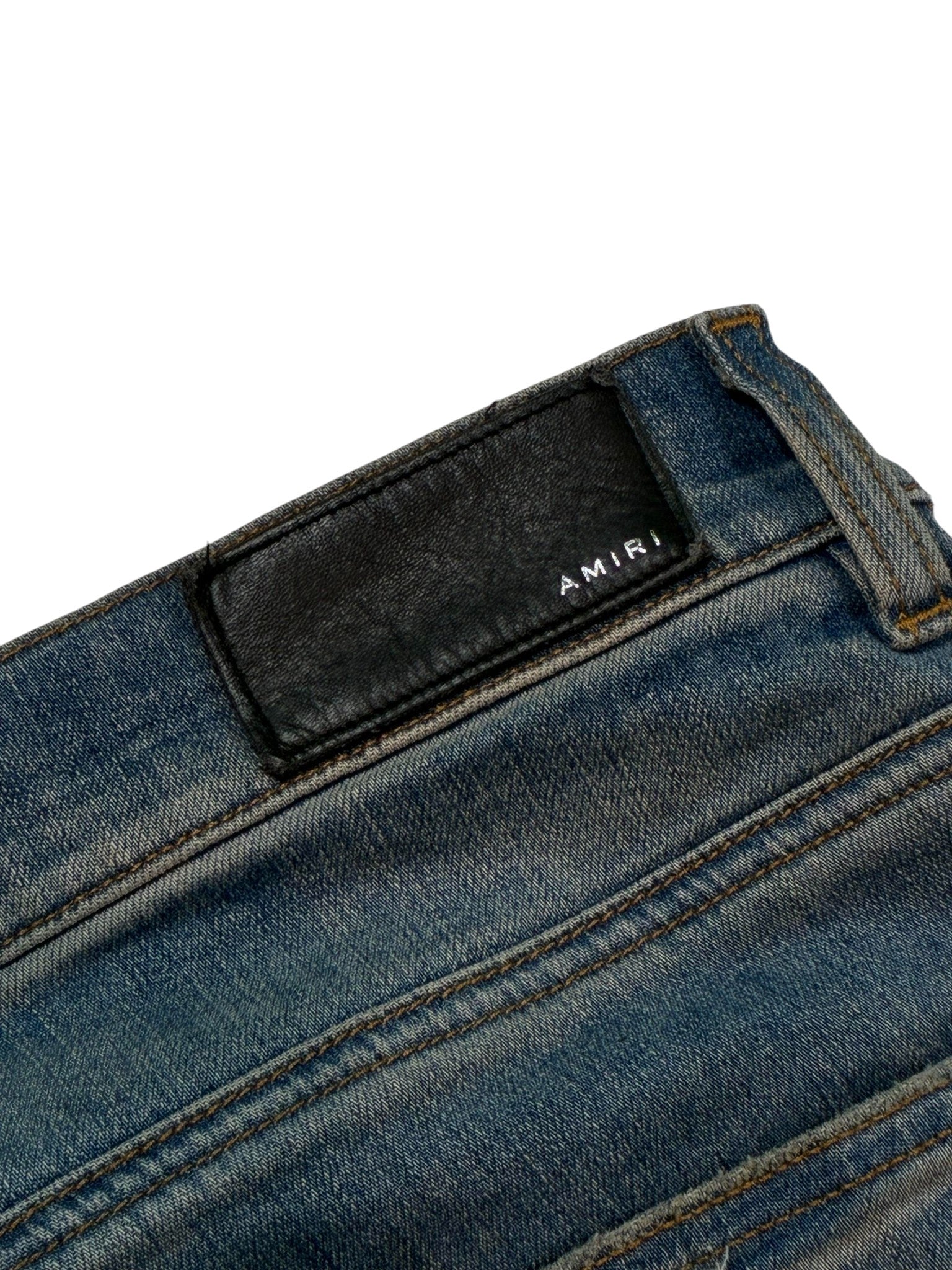 Amiri 'Bandana' Light Wash Jeans