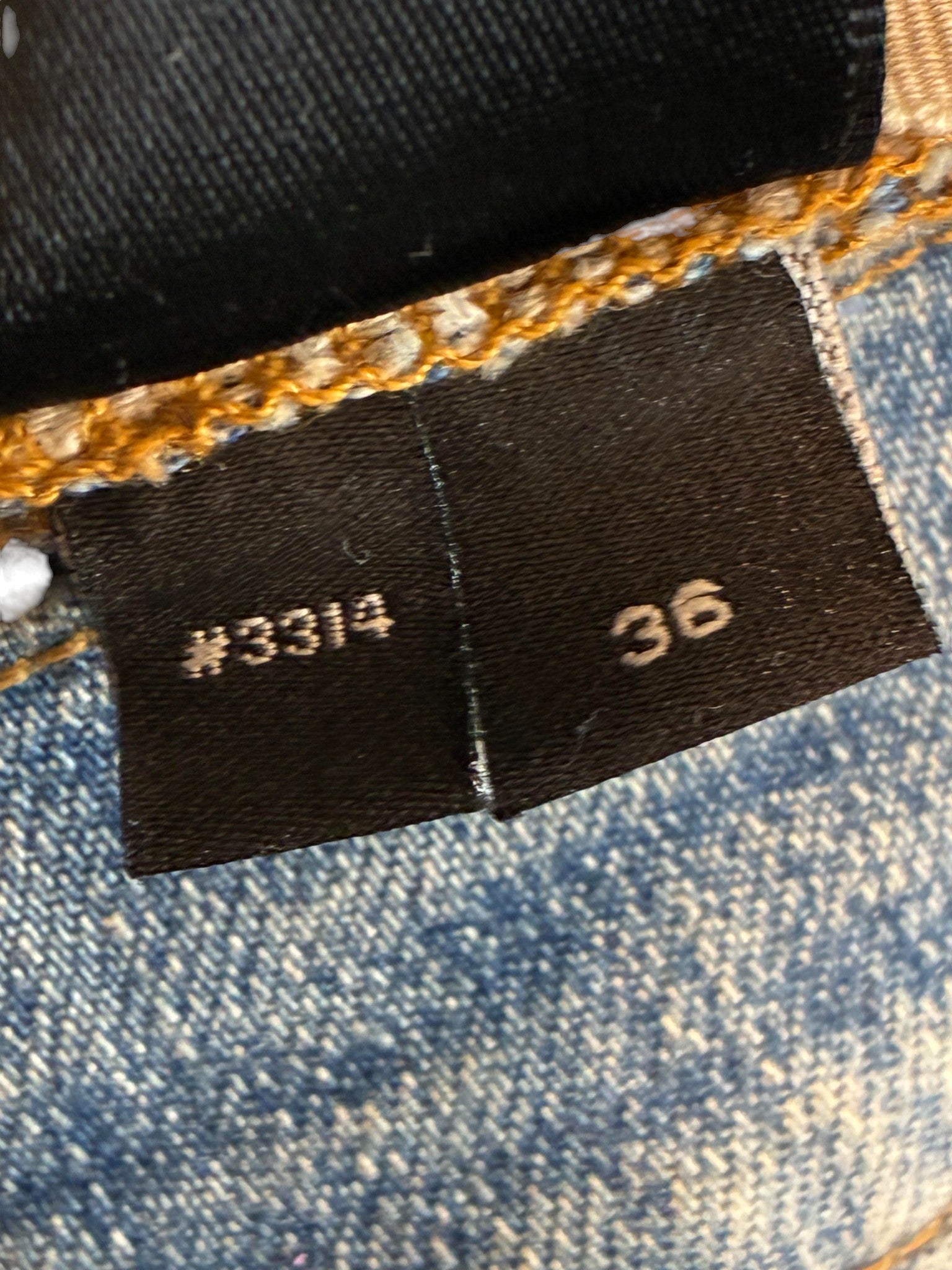 Amiri 'Bandana' Light Wash Jeans