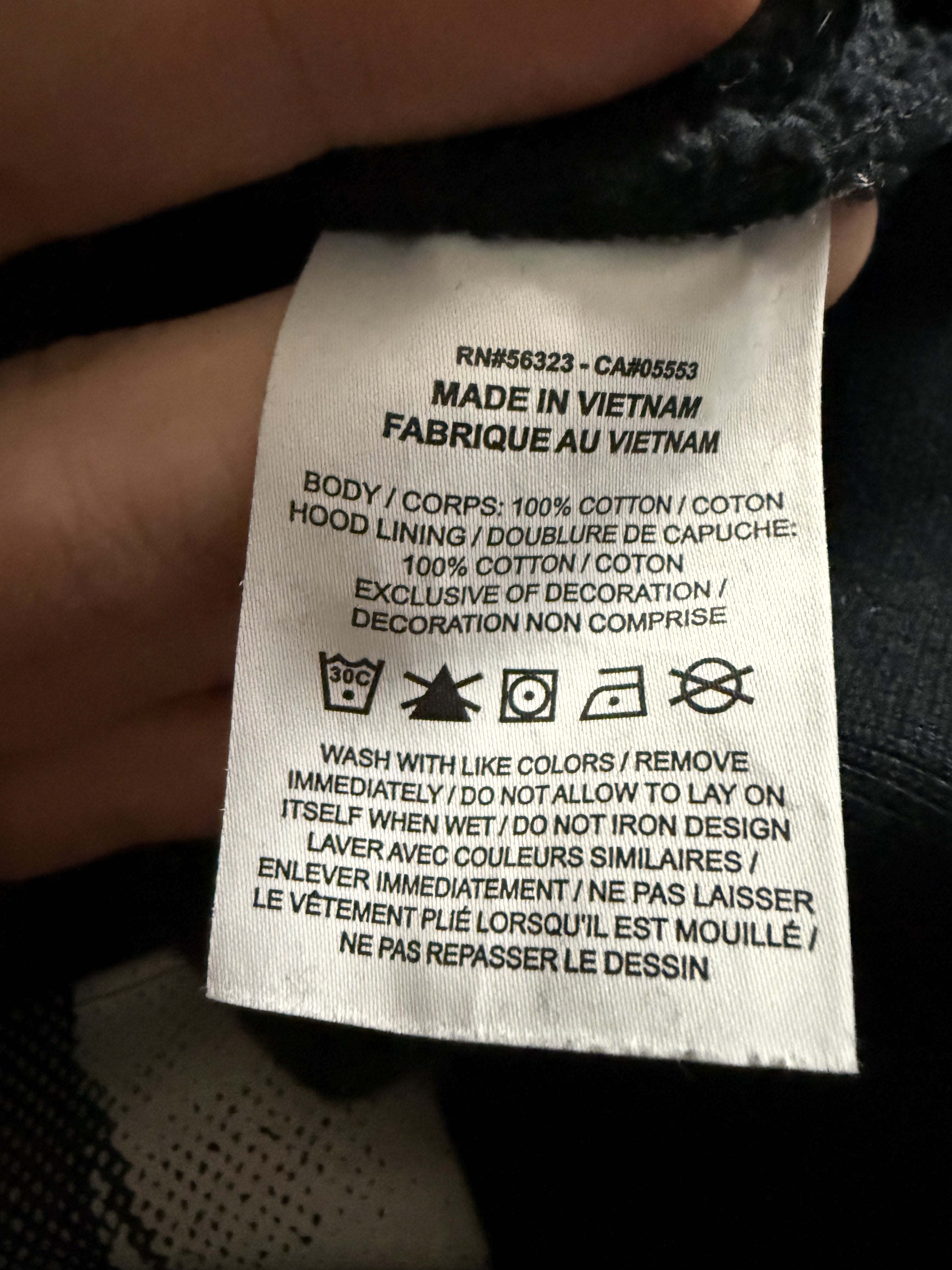 Cactus Jack x Jordan Hoodie Black Used XL