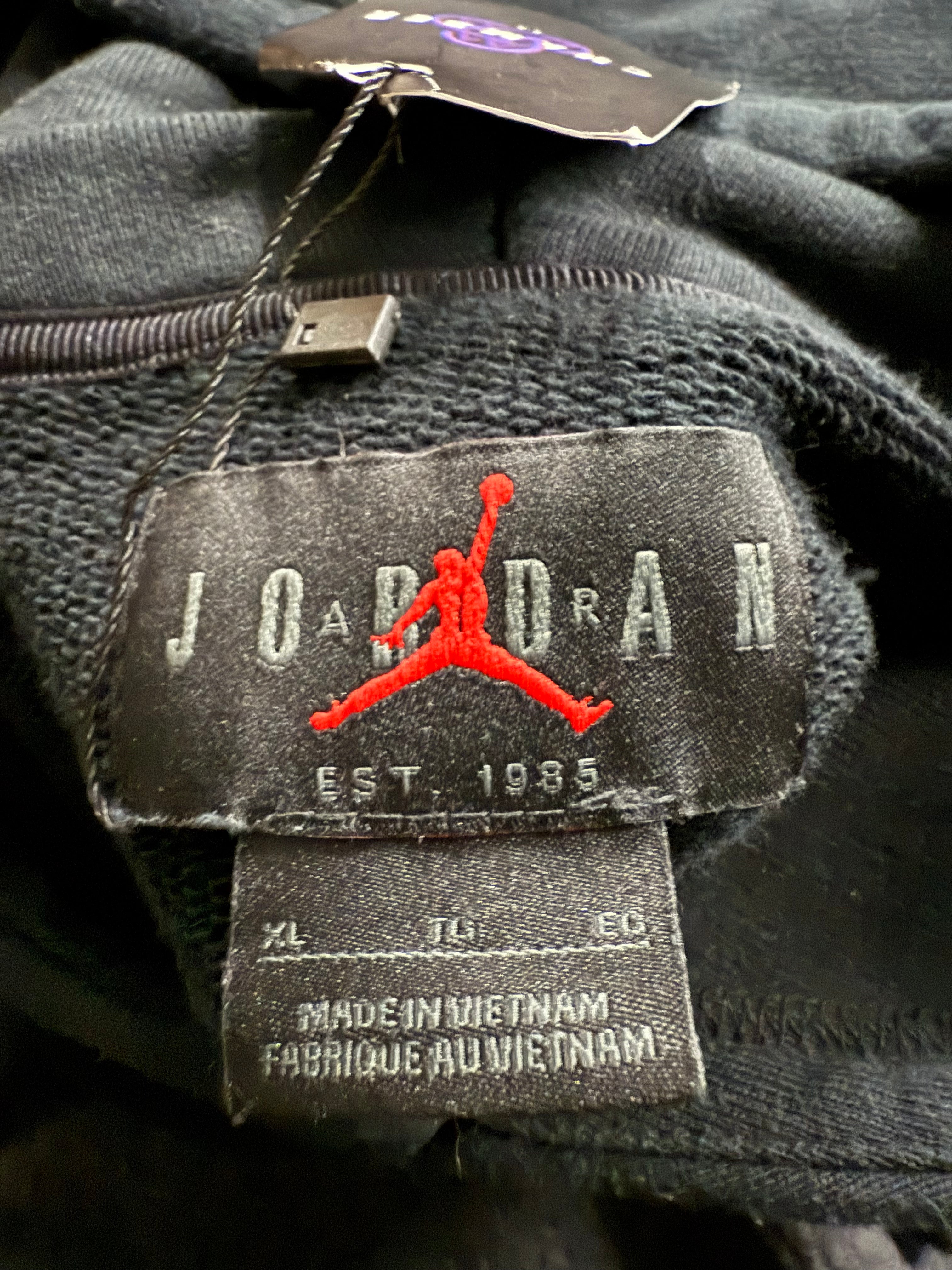 Cactus Jack x Jordan Hoodie Black Used XL