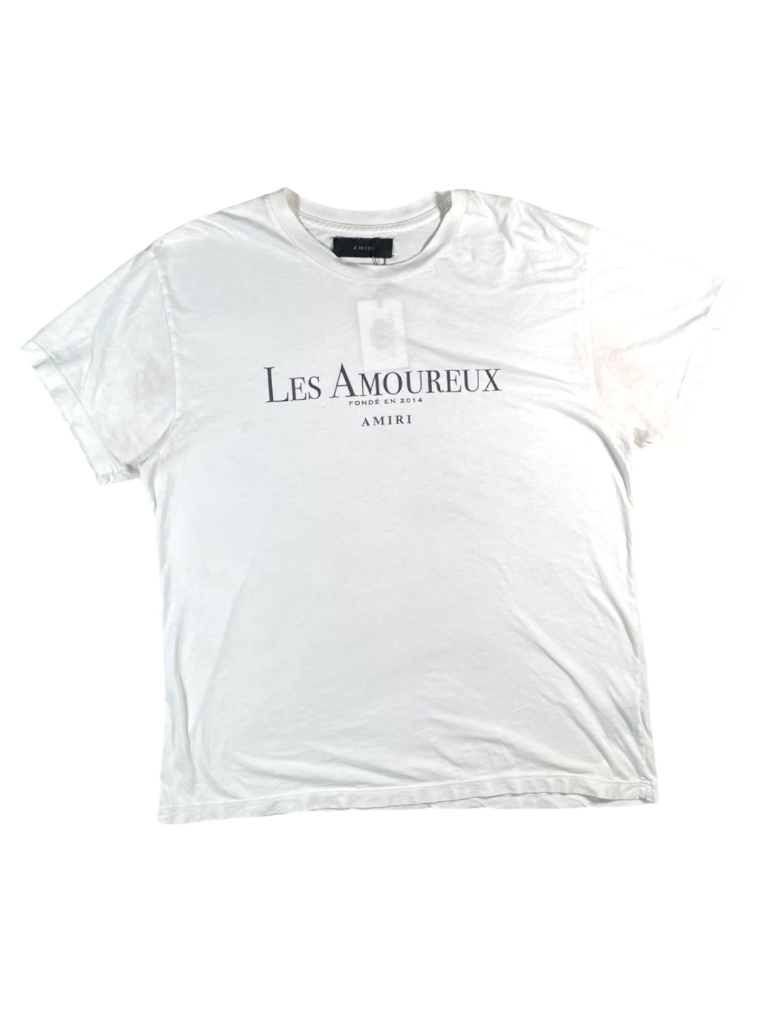 Amiri Les Amoureux White Tee