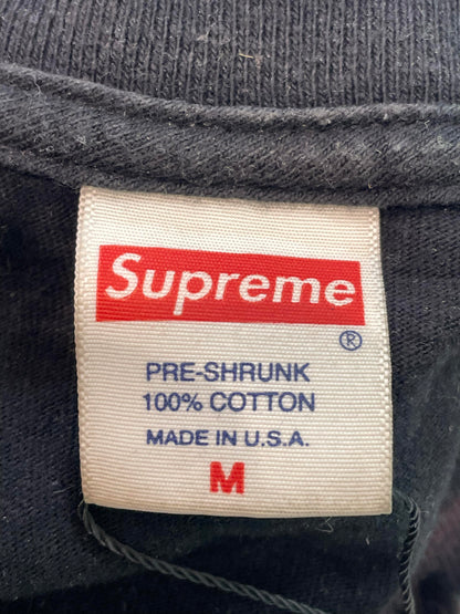 Supreme Multi Spiral Mickey Logo Black Tee