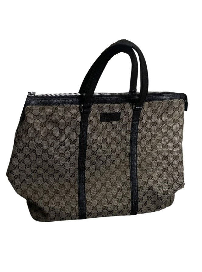 Gucci Monogram All Over Brown Bag