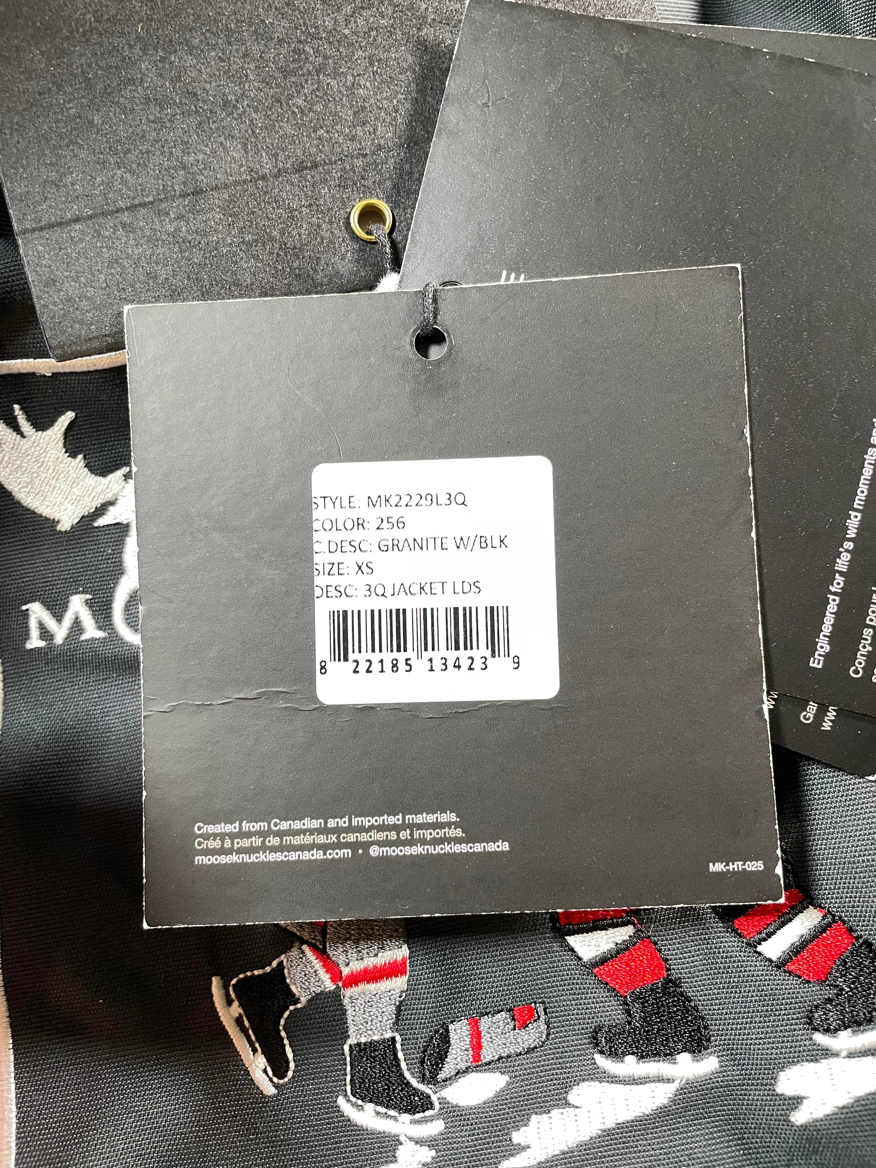 Moose Knuckles 3Q Granite Black Parka Jacket