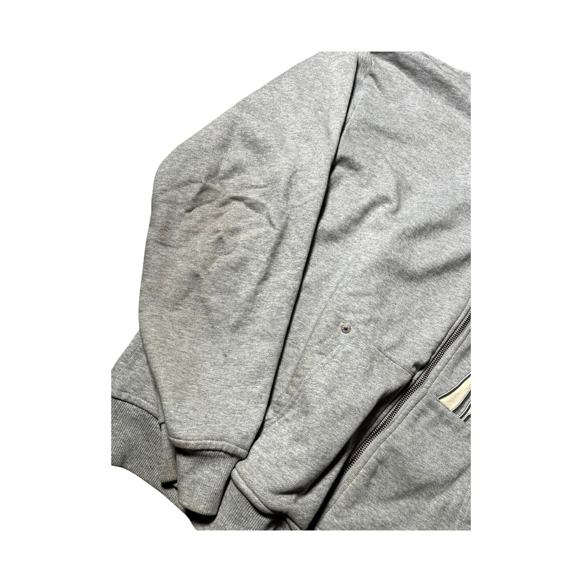 Godspeed OG Logo Zip Up Grey & Cream Hoodie