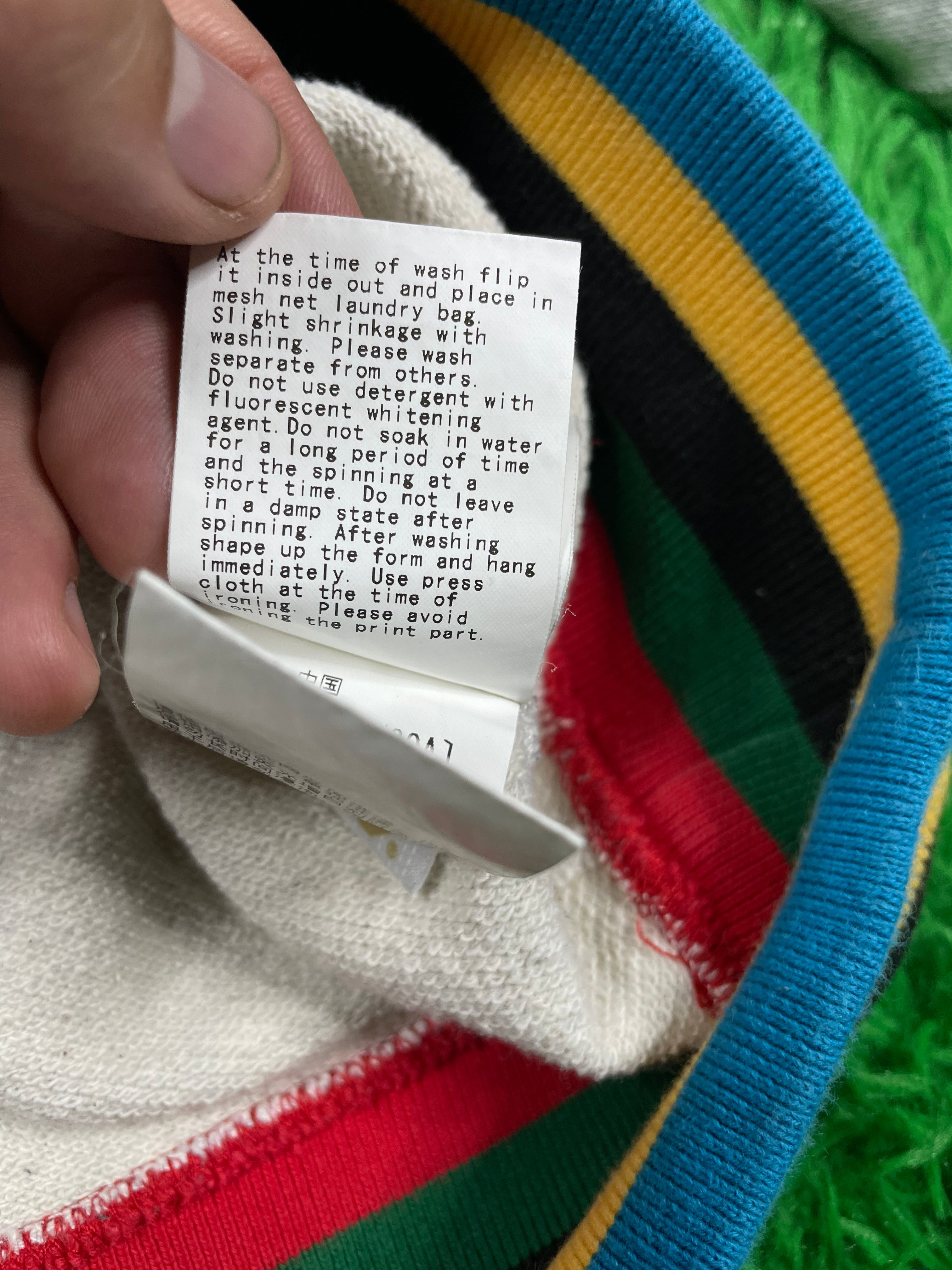 BAPE Crewneck Grey Multi Medium Used