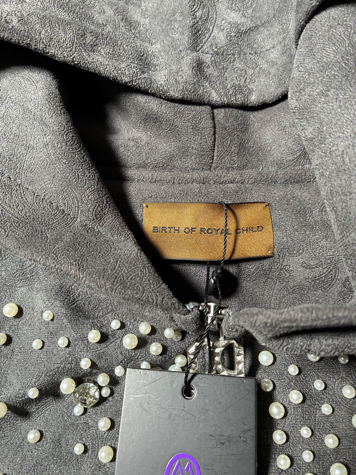 Birth Of A Royal Child Blossom Cashew Zip Up