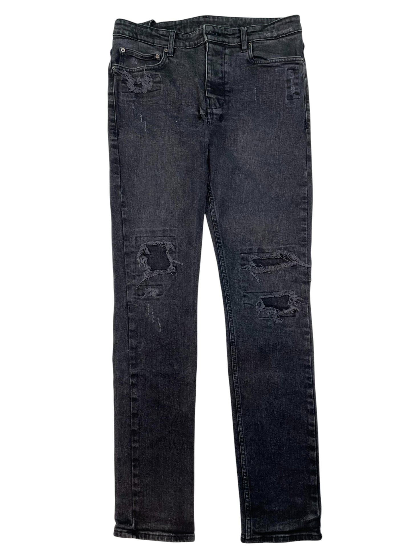 Ksubi Patched Black Jeans