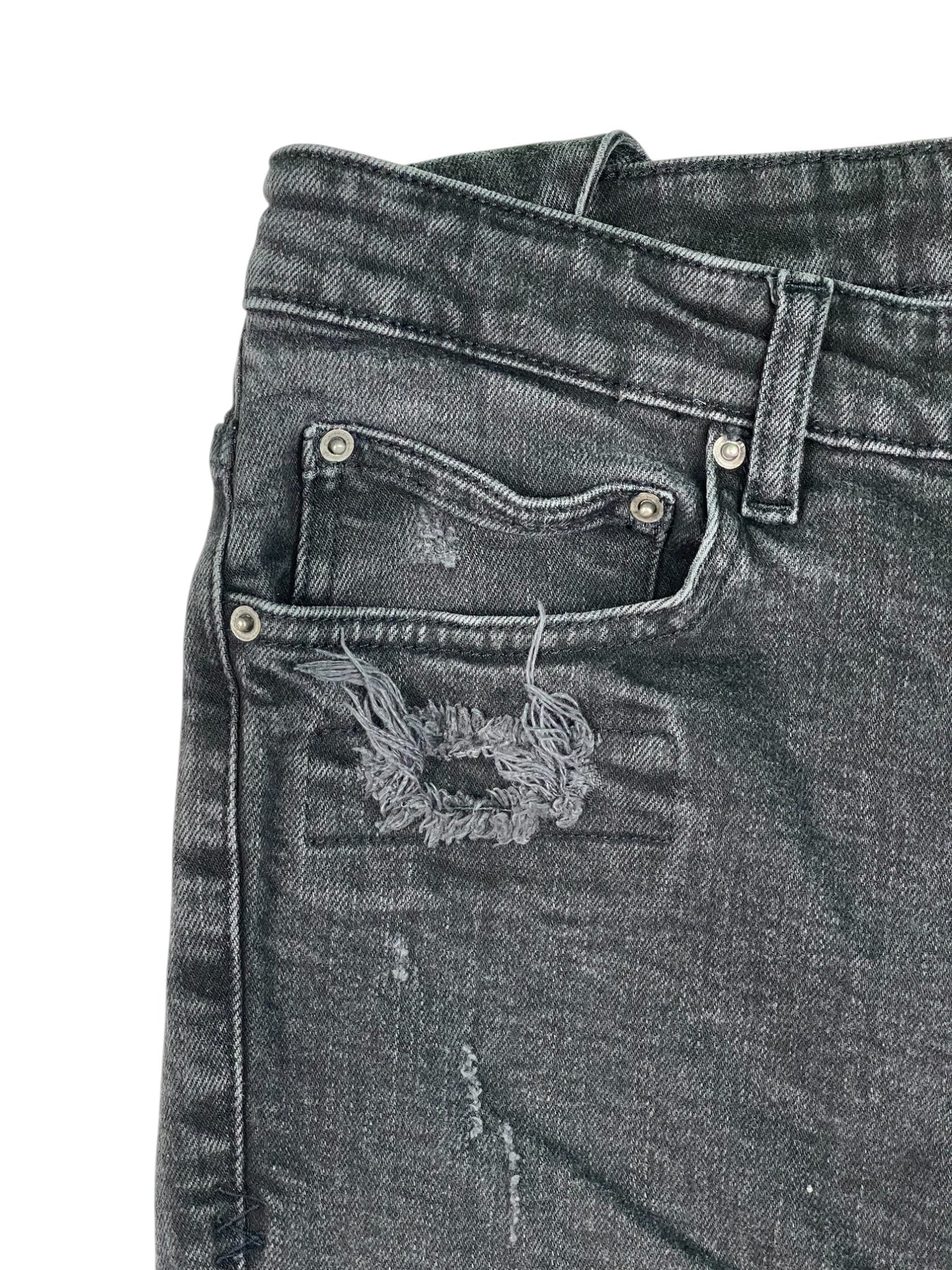 Ksubi Patched Black Jeans