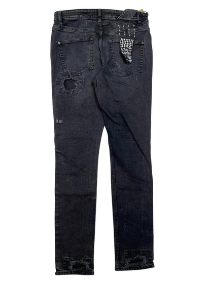 Ksubi Patched Black Jeans