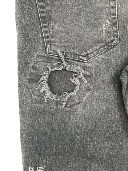 Ksubi Patched Black Jeans