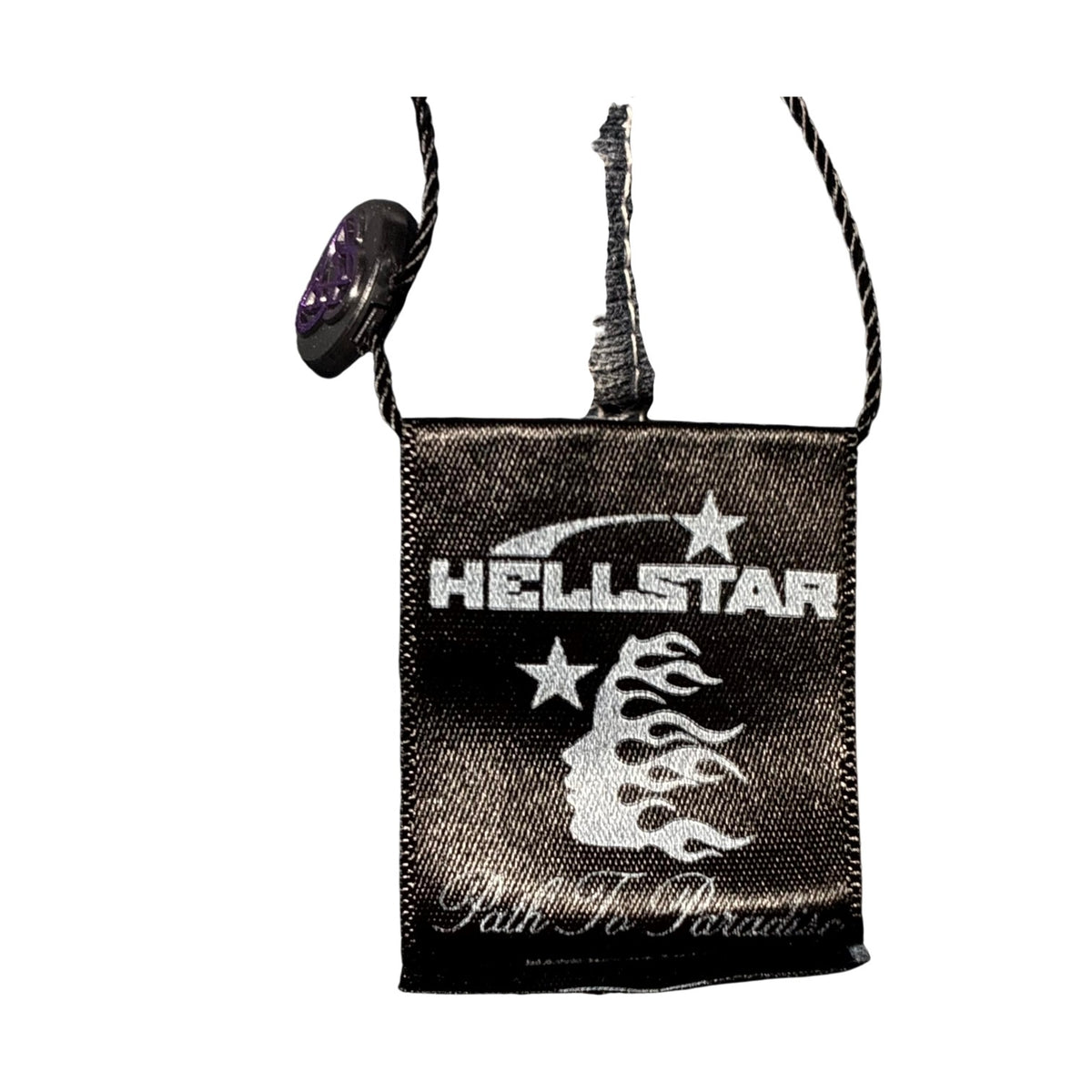 Hellstar Oversized Zip Up Black Wash Hoodie