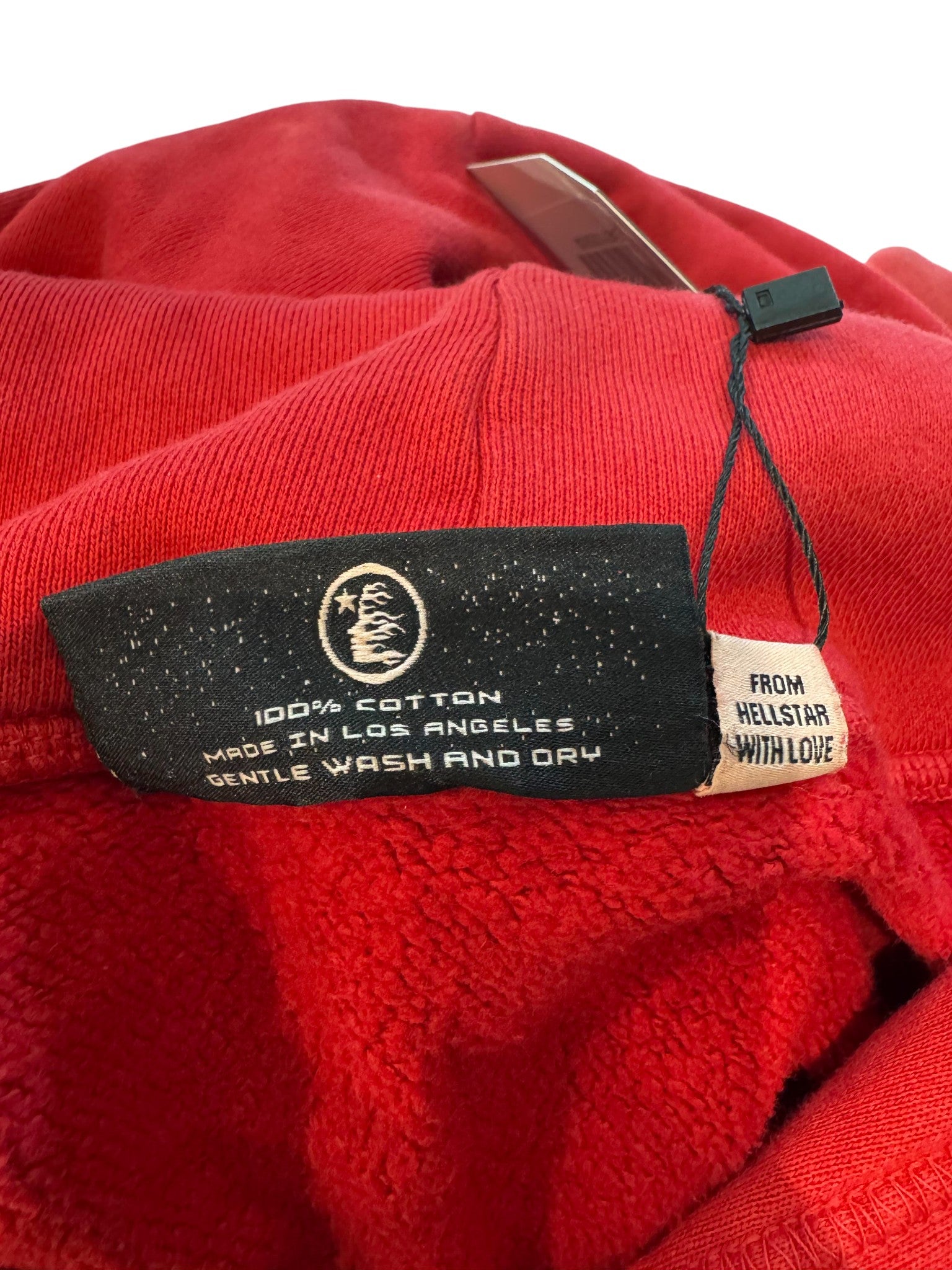 Hellstar Classic Logo Red & White Hoodie