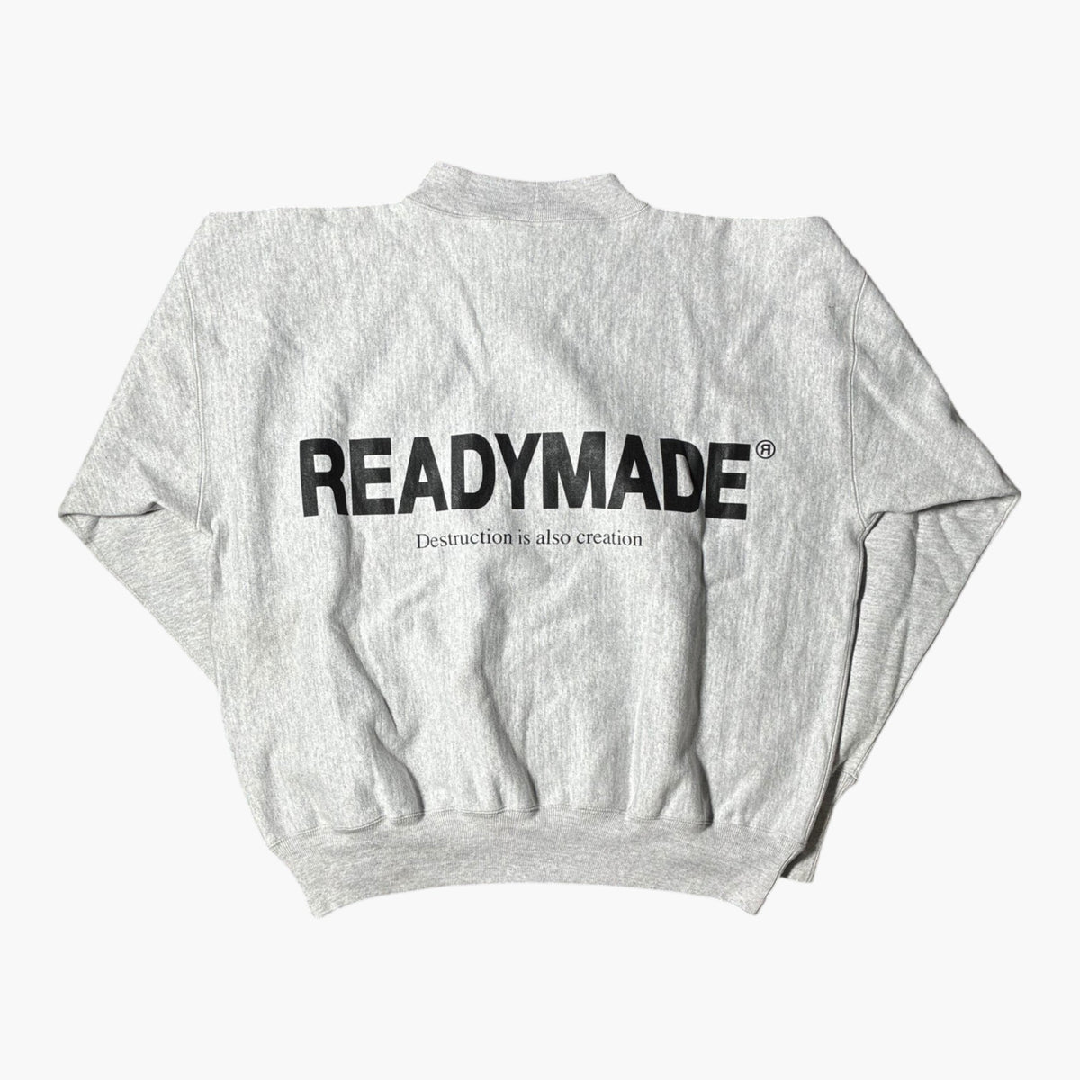 Ready Made Grey & Black Crewneck