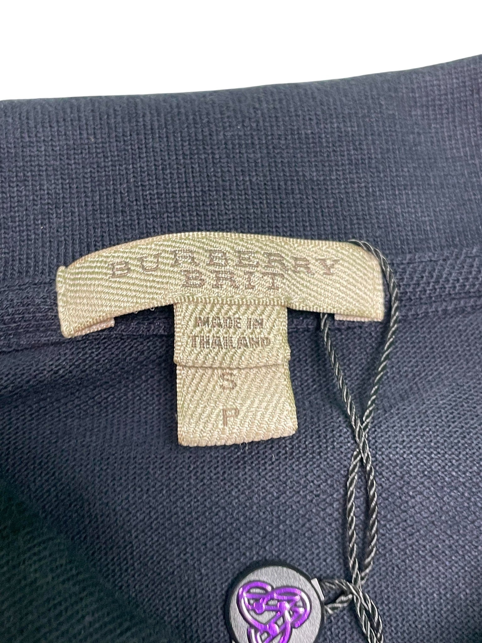 Burberry Navy Polo Tee